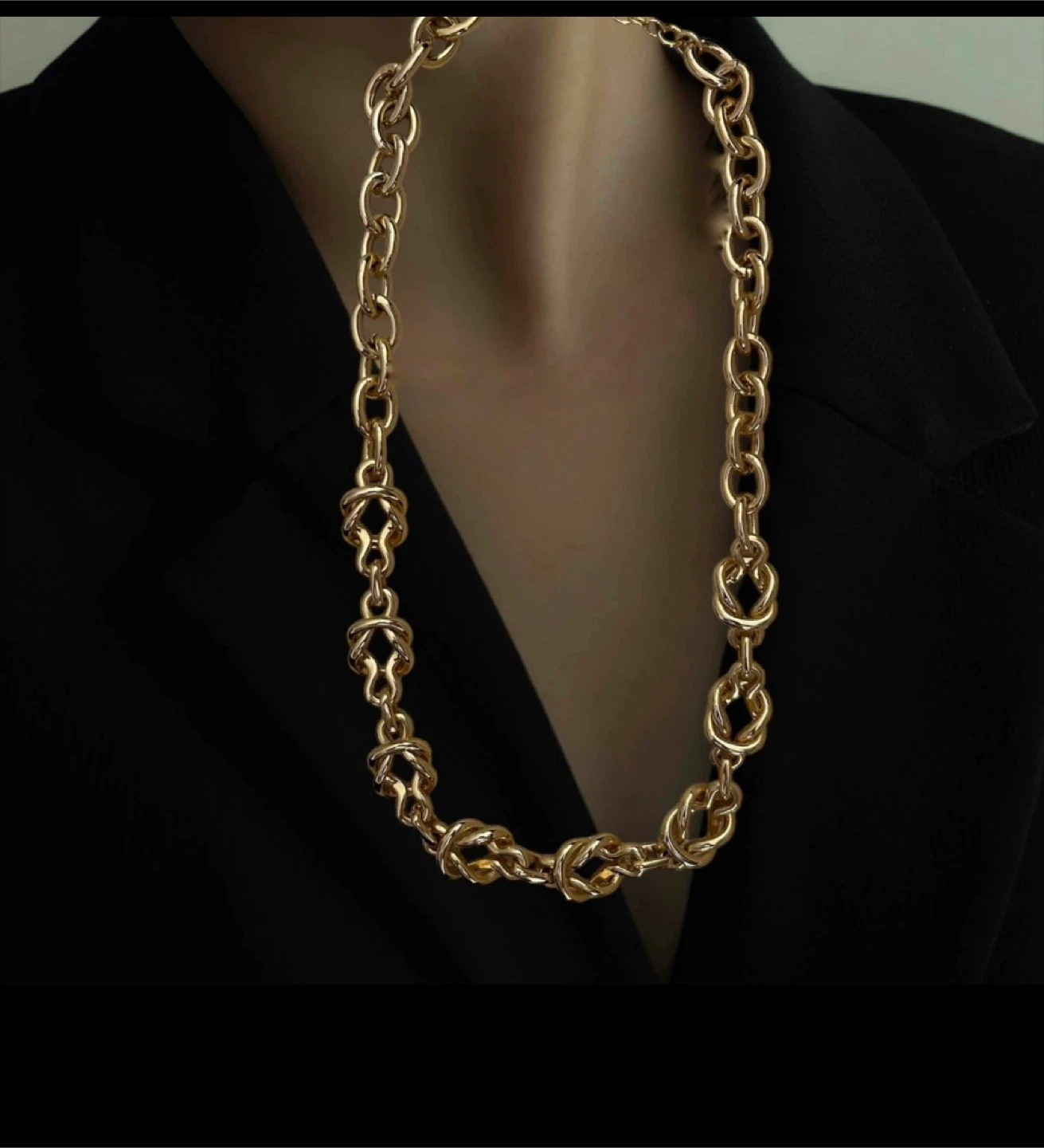 Gold Chain Link Necklace - New from Talbots