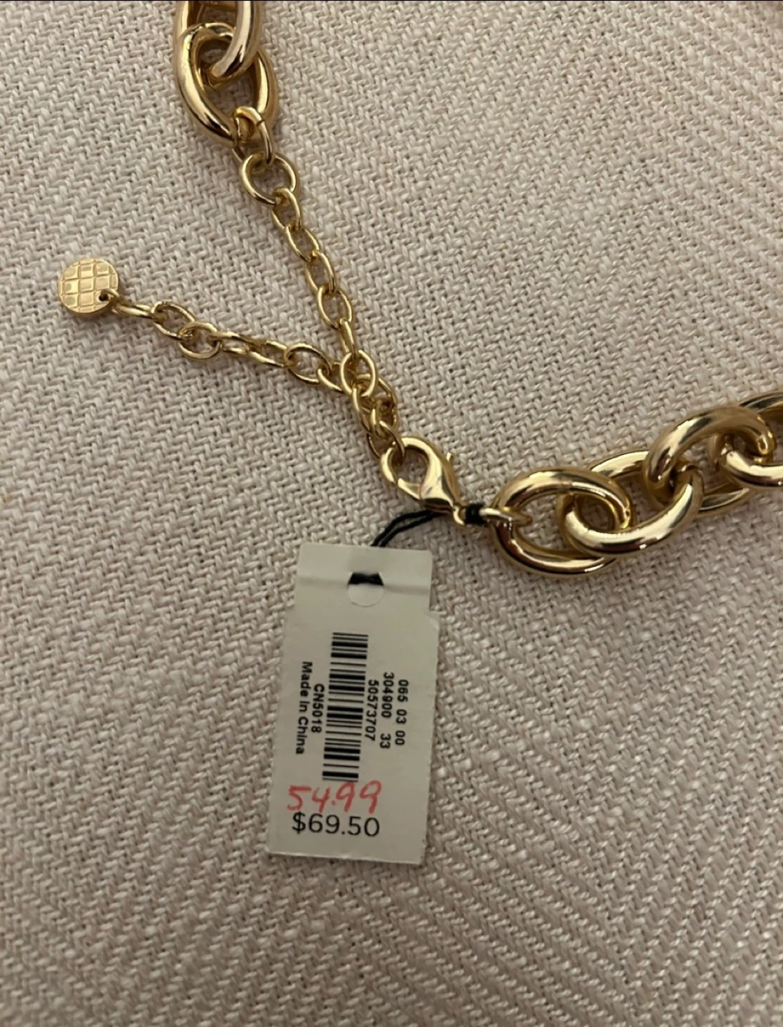 Gold Chain Link Necklace - New from Talbots - photo 4