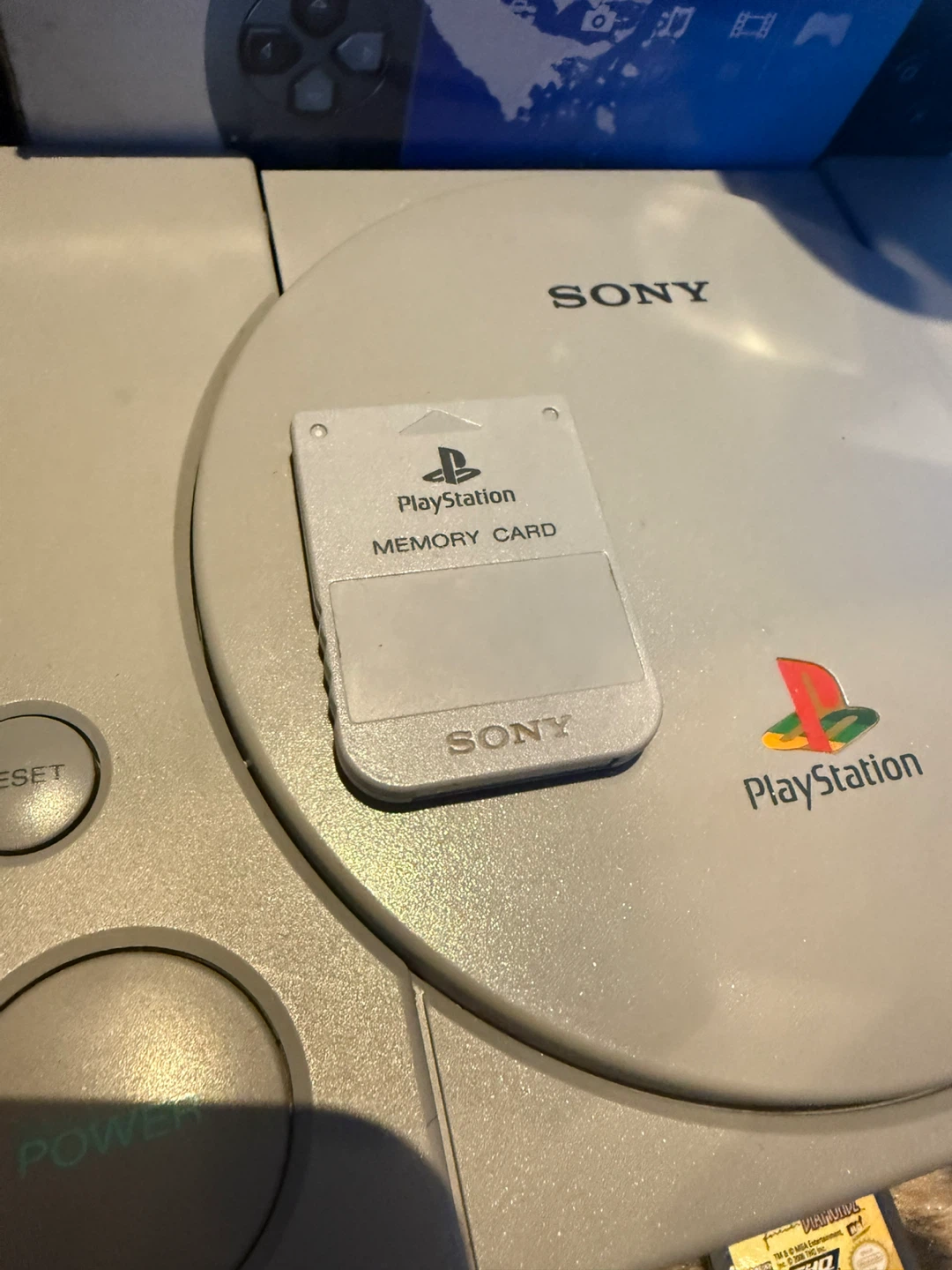 Sony PlayStation 1 Console with Memory Card and Games - photo 2