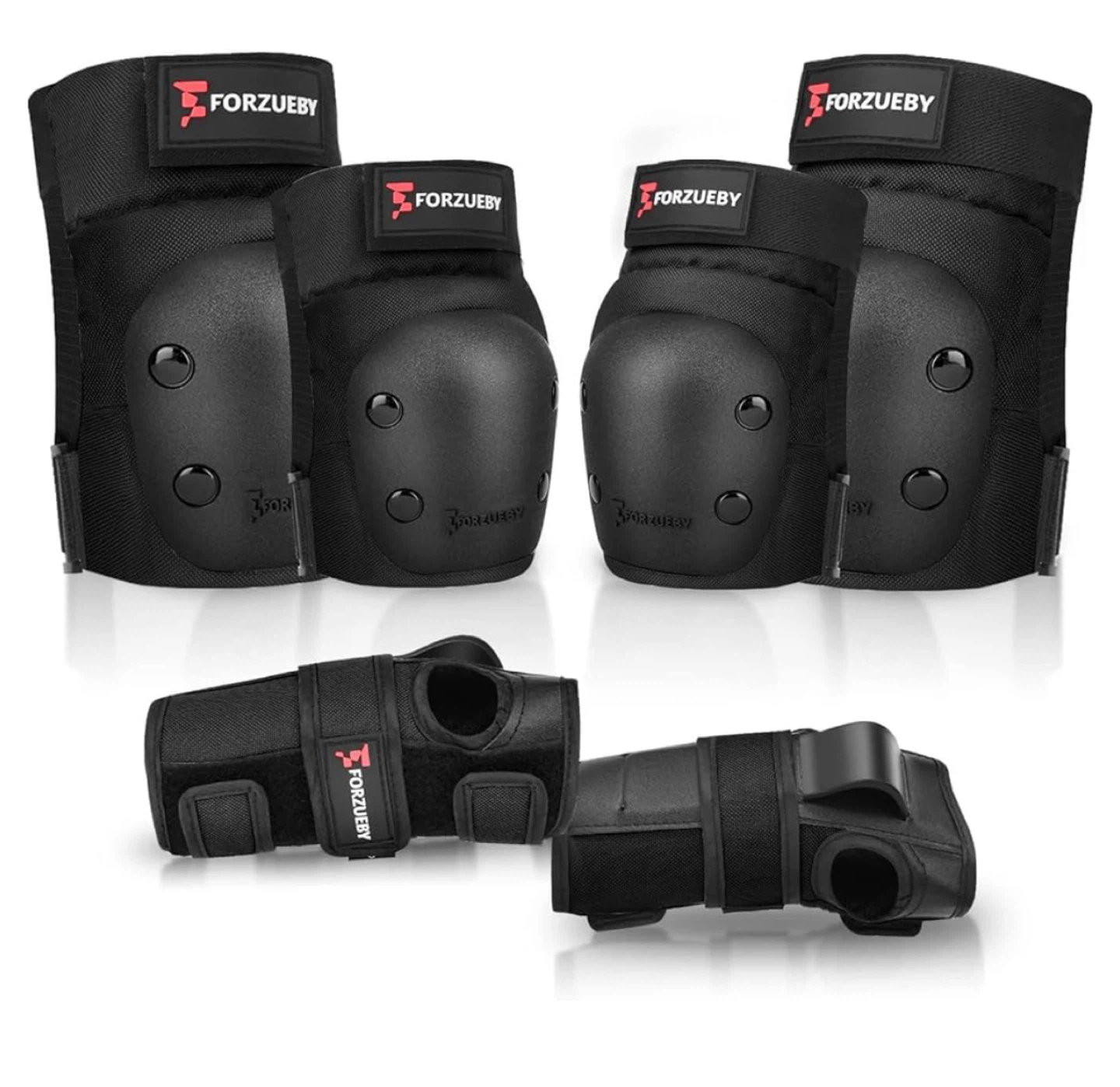 FORZUEBY Protective Gear Set - Knee, Elbow, and Wrist Pads