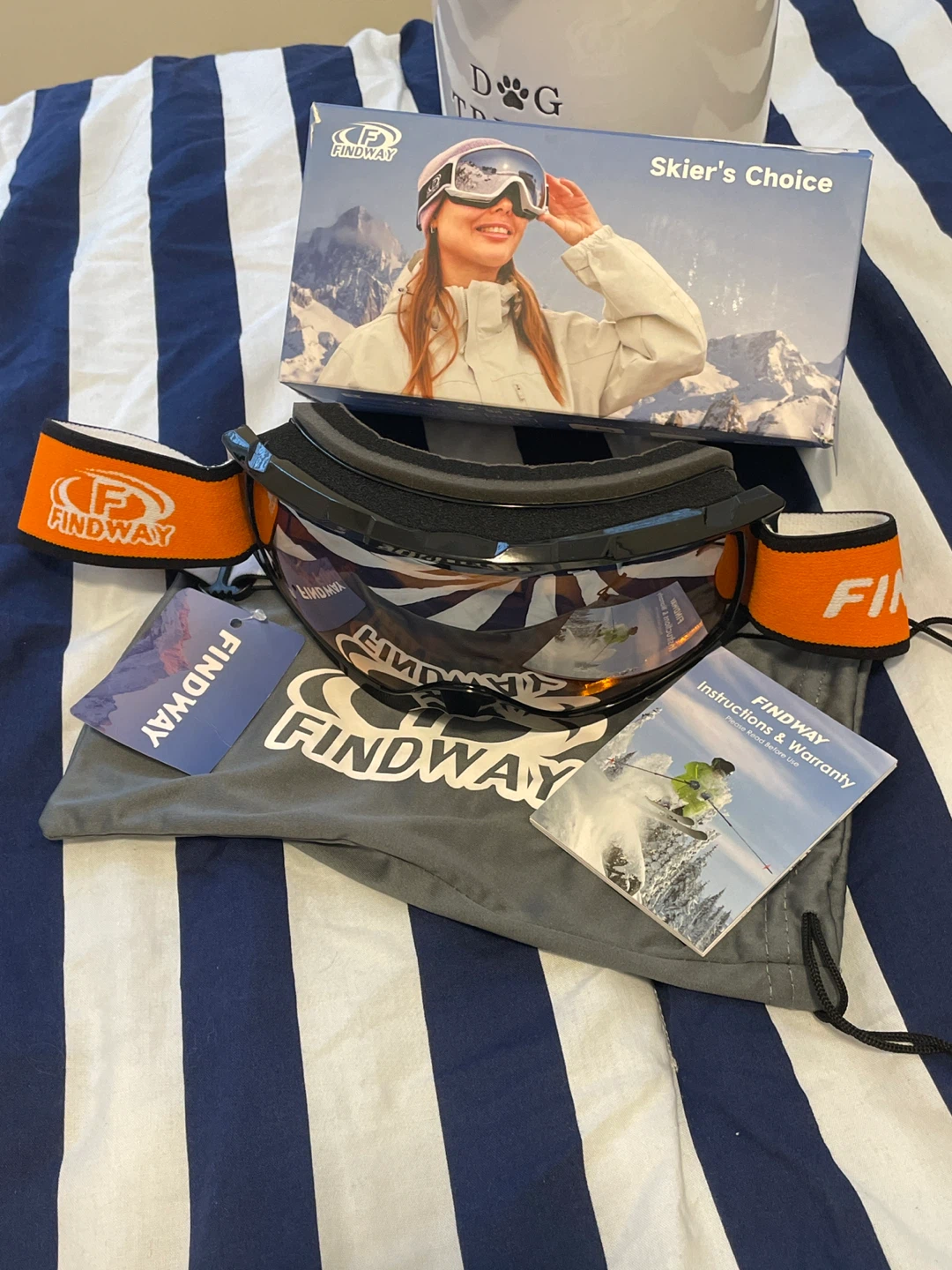 🥕 New FINDWAY Skier's Choice Ski Goggles
