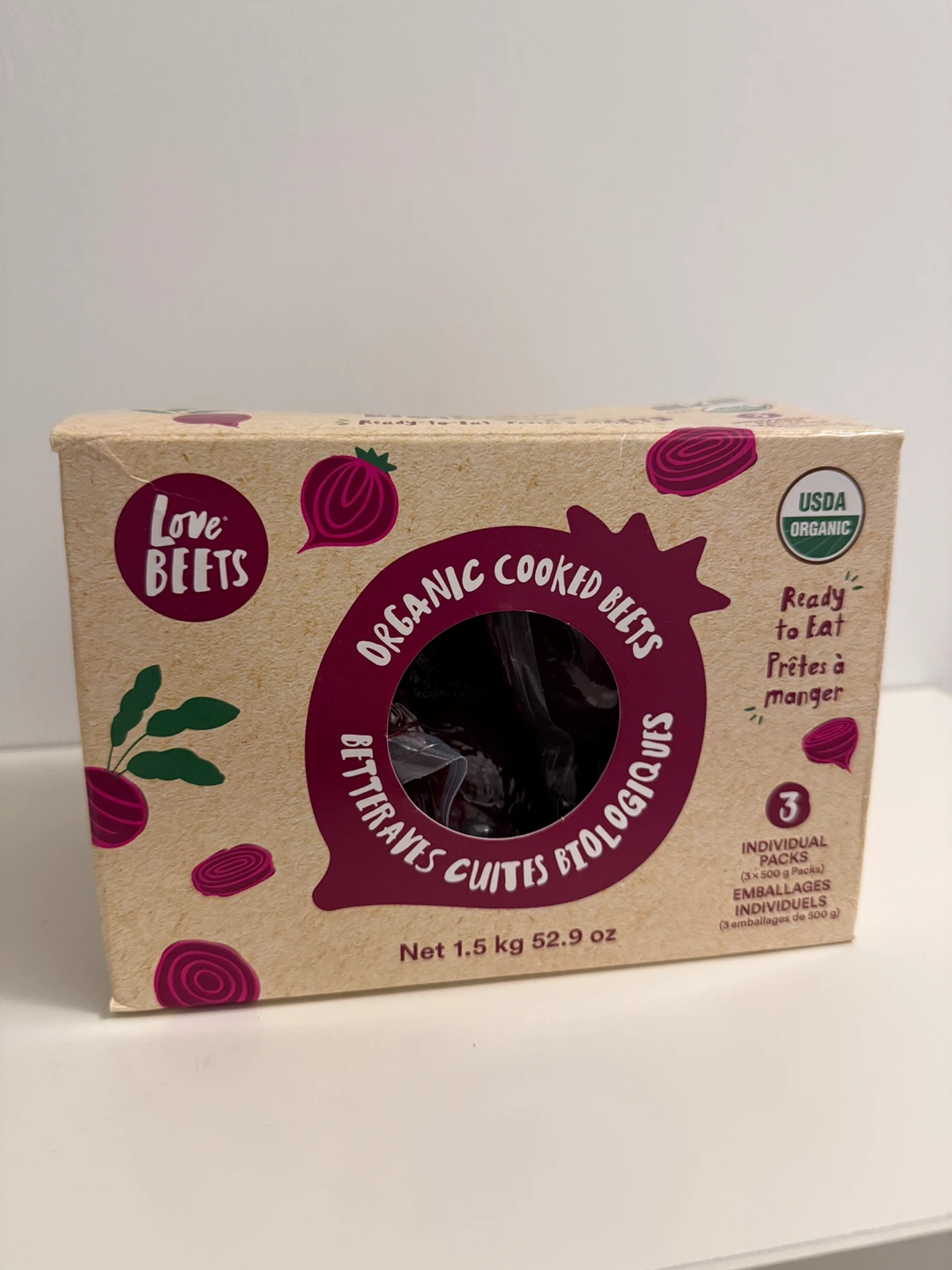 Love Beets Organic Cooked Beets (2 Individual Packs) - photo 3