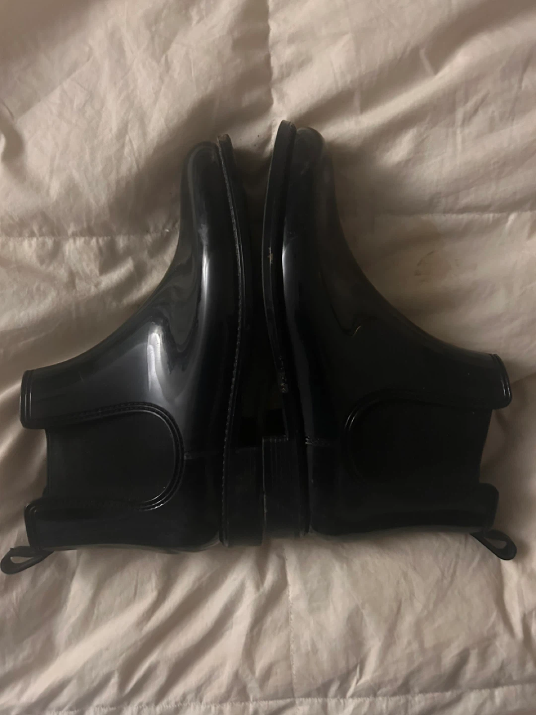 Henry Farlow Black Ankle Rain Boots - photo 2