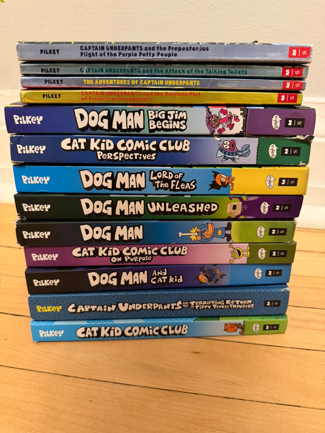 Dav Pilkey Dog Man and Cat Kid books