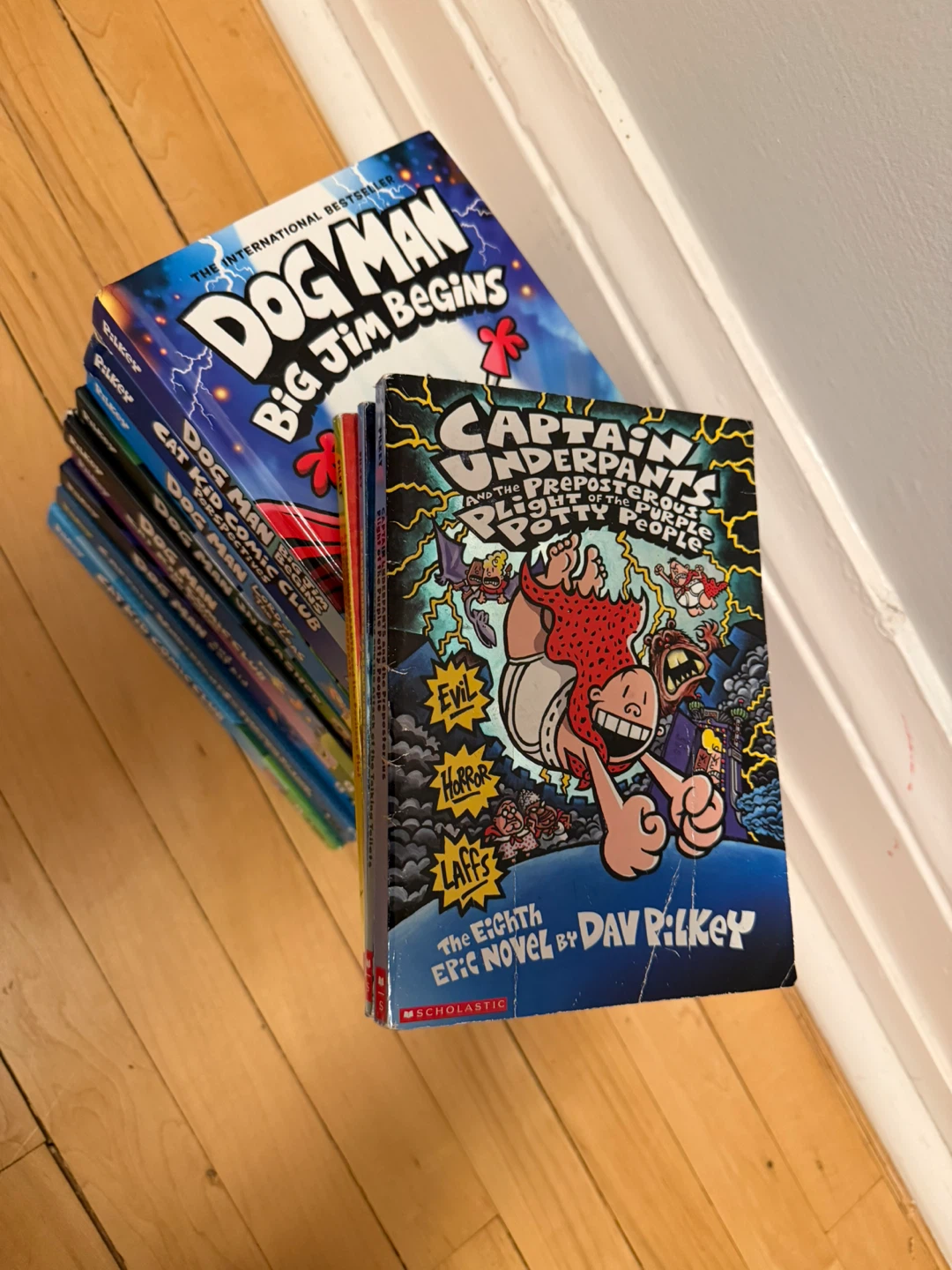 Dav Pilkey Dog Man and Cat Kid books - photo 2