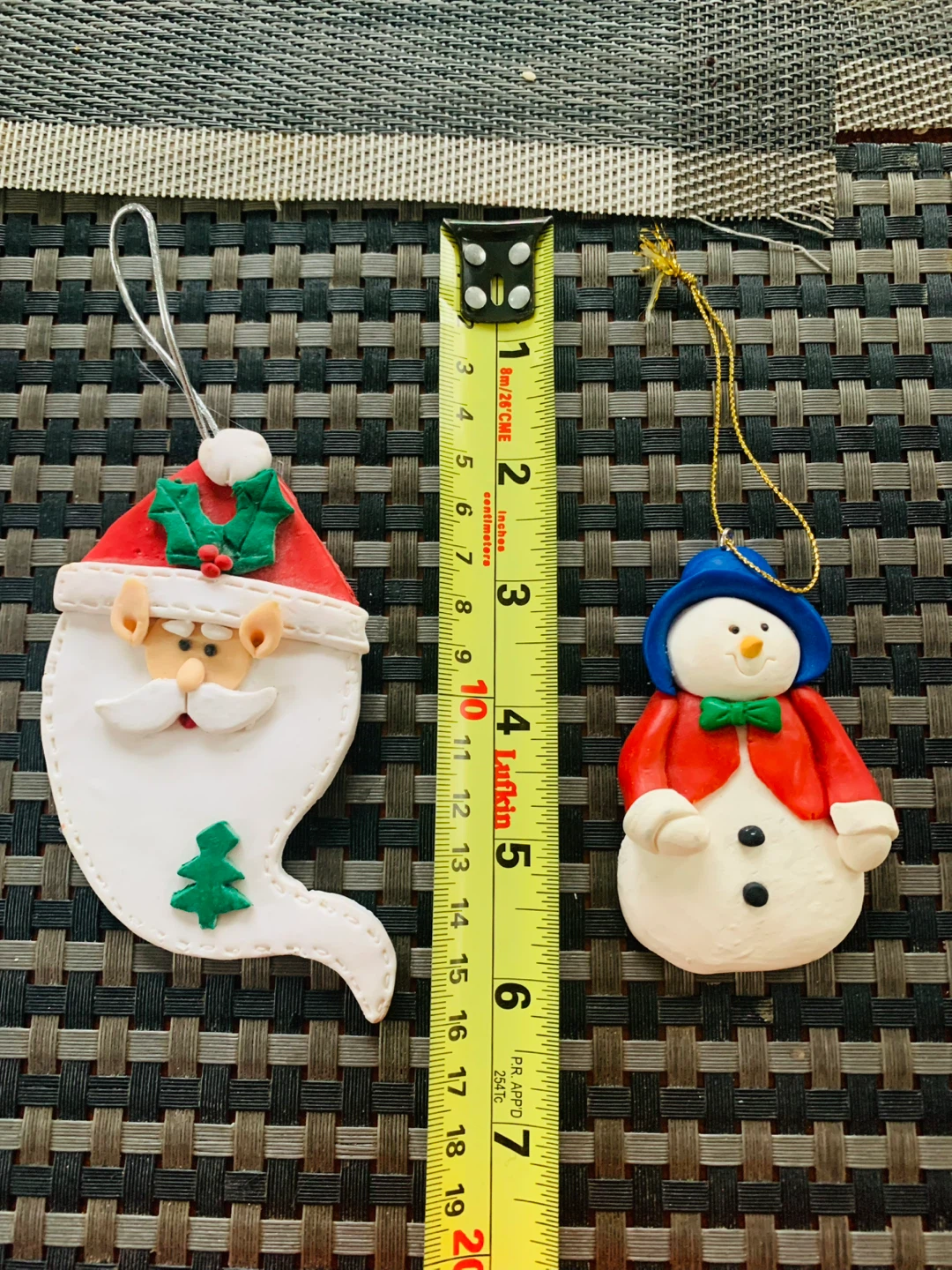 NEW Christmas Ornaments Santa and Snowman - photo 3