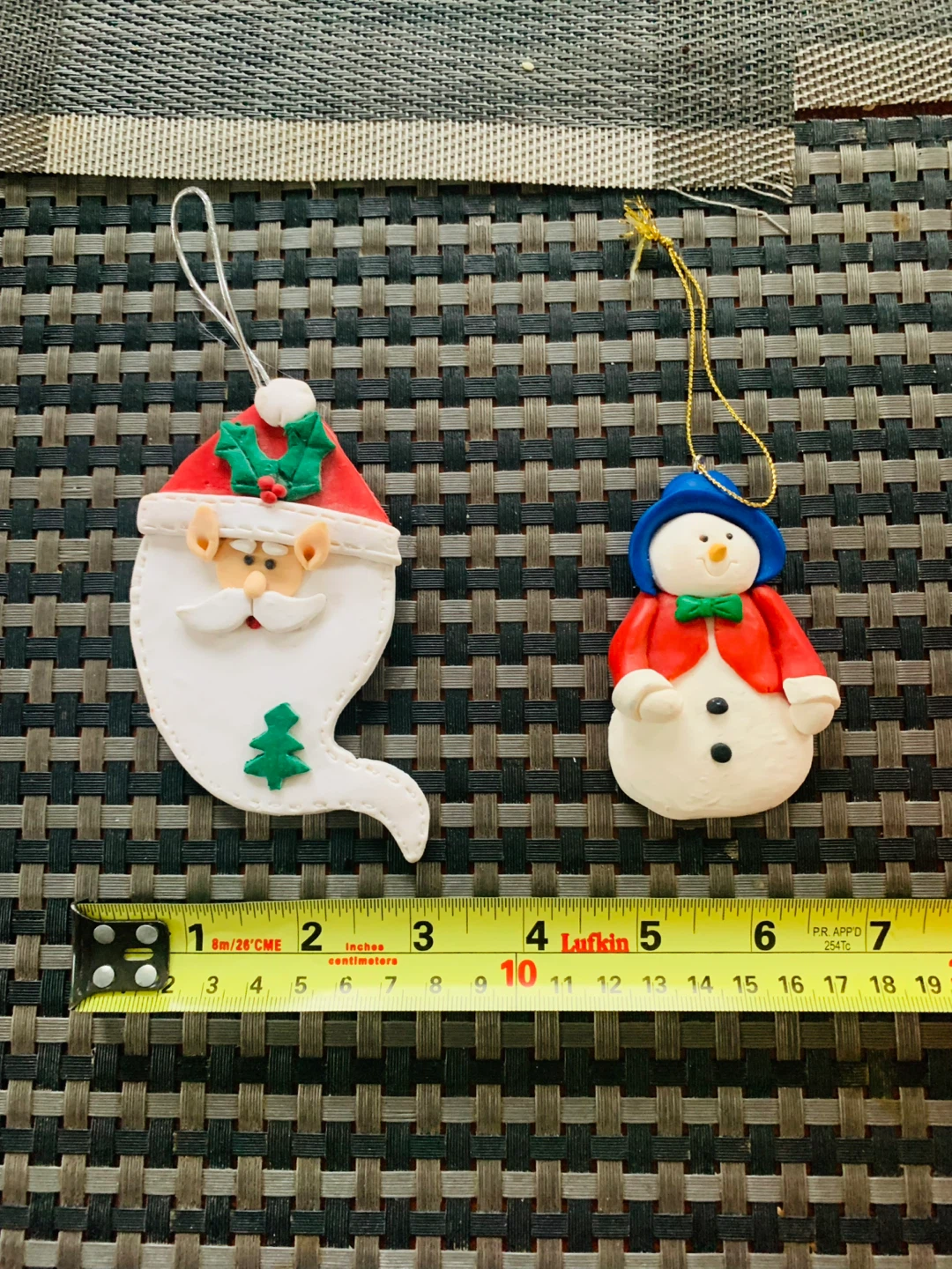 NEW Christmas Ornaments Santa and Snowman - photo 4