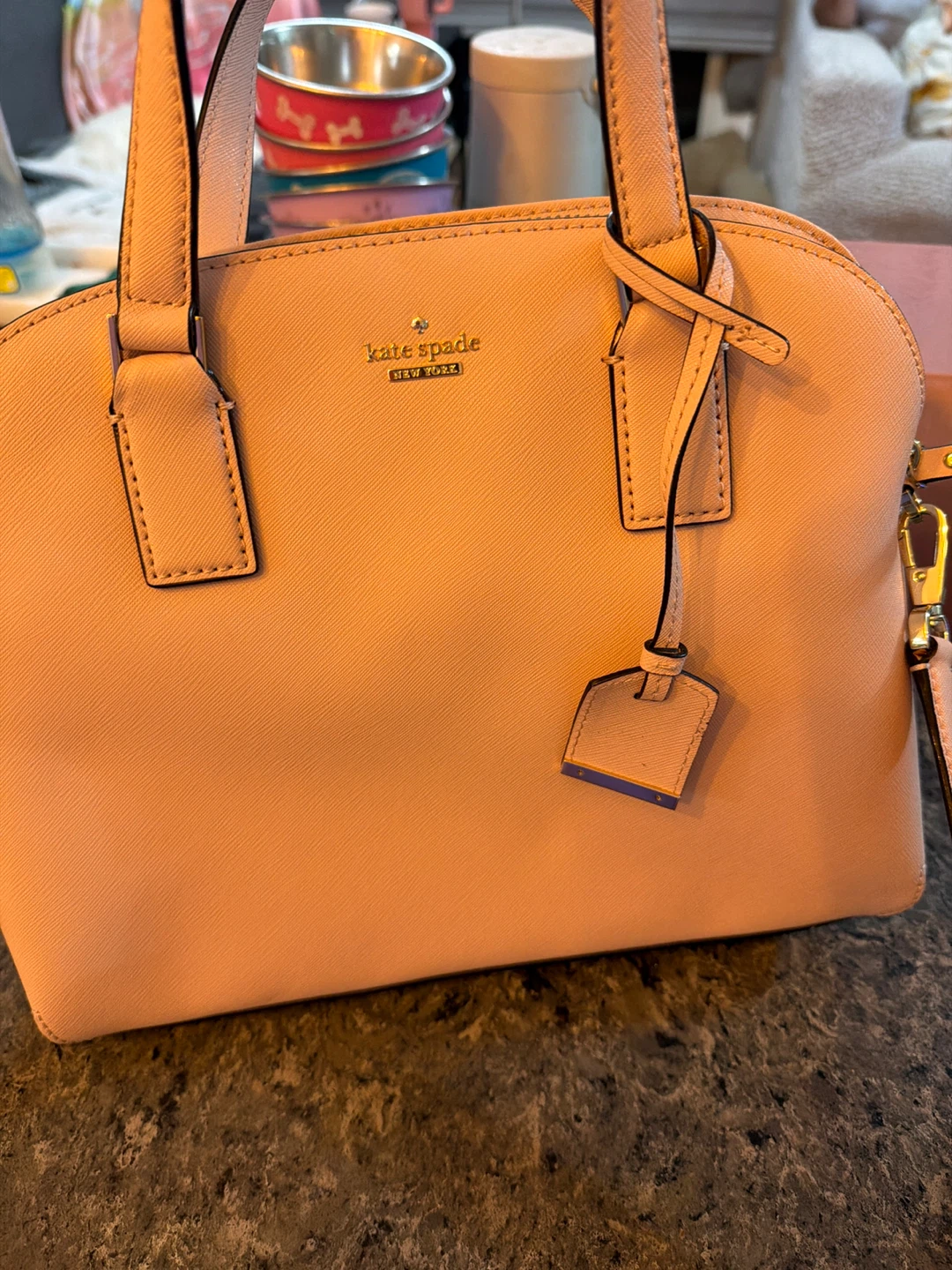 Kate Spade Pink Leather Dome Satchel Handbag - photo 4