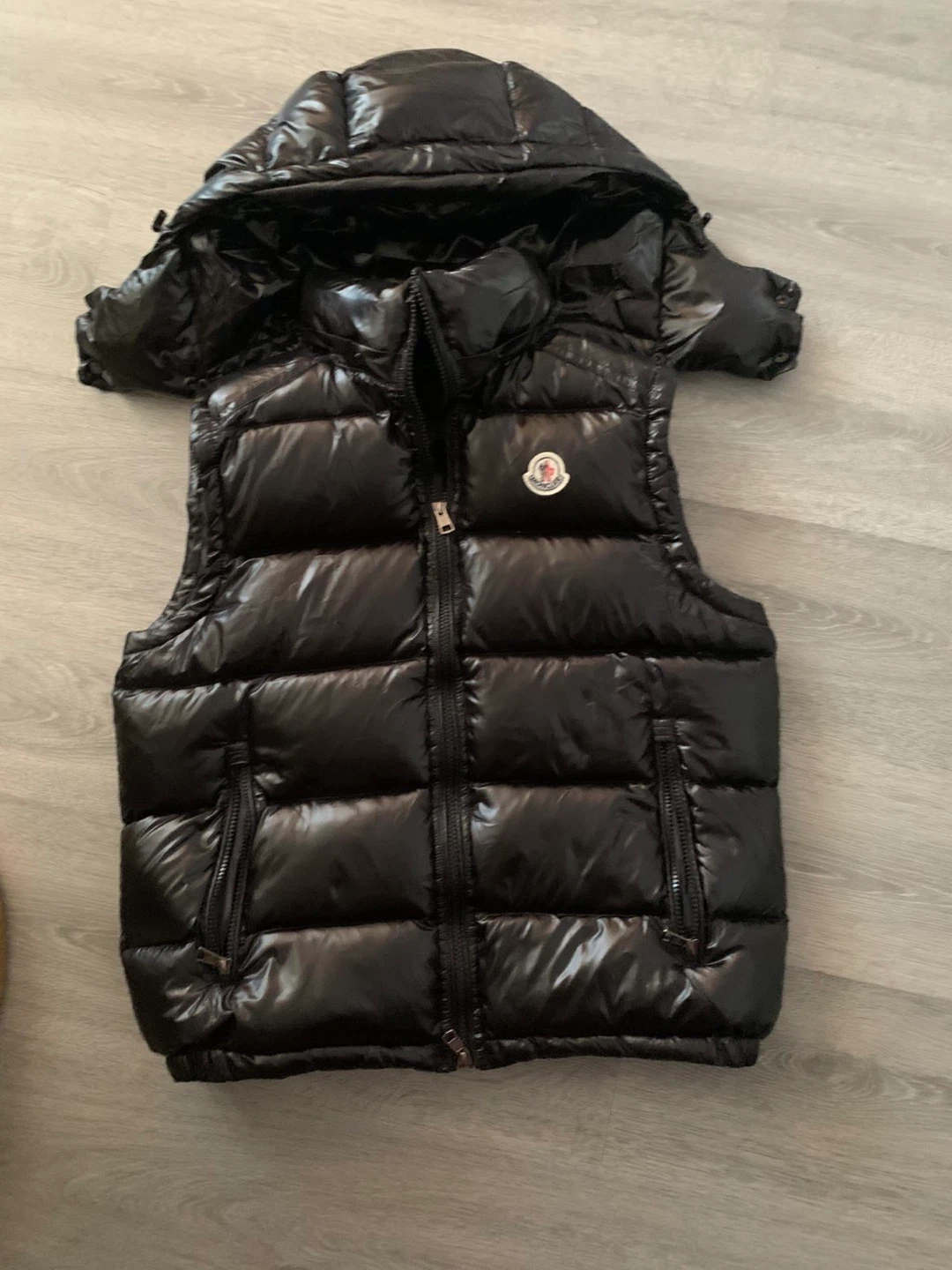 Moncler Black Down Vest