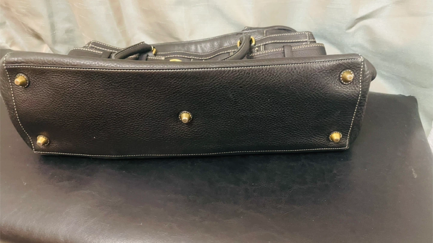 Coach Black Leather Tote Bag - photo 5
