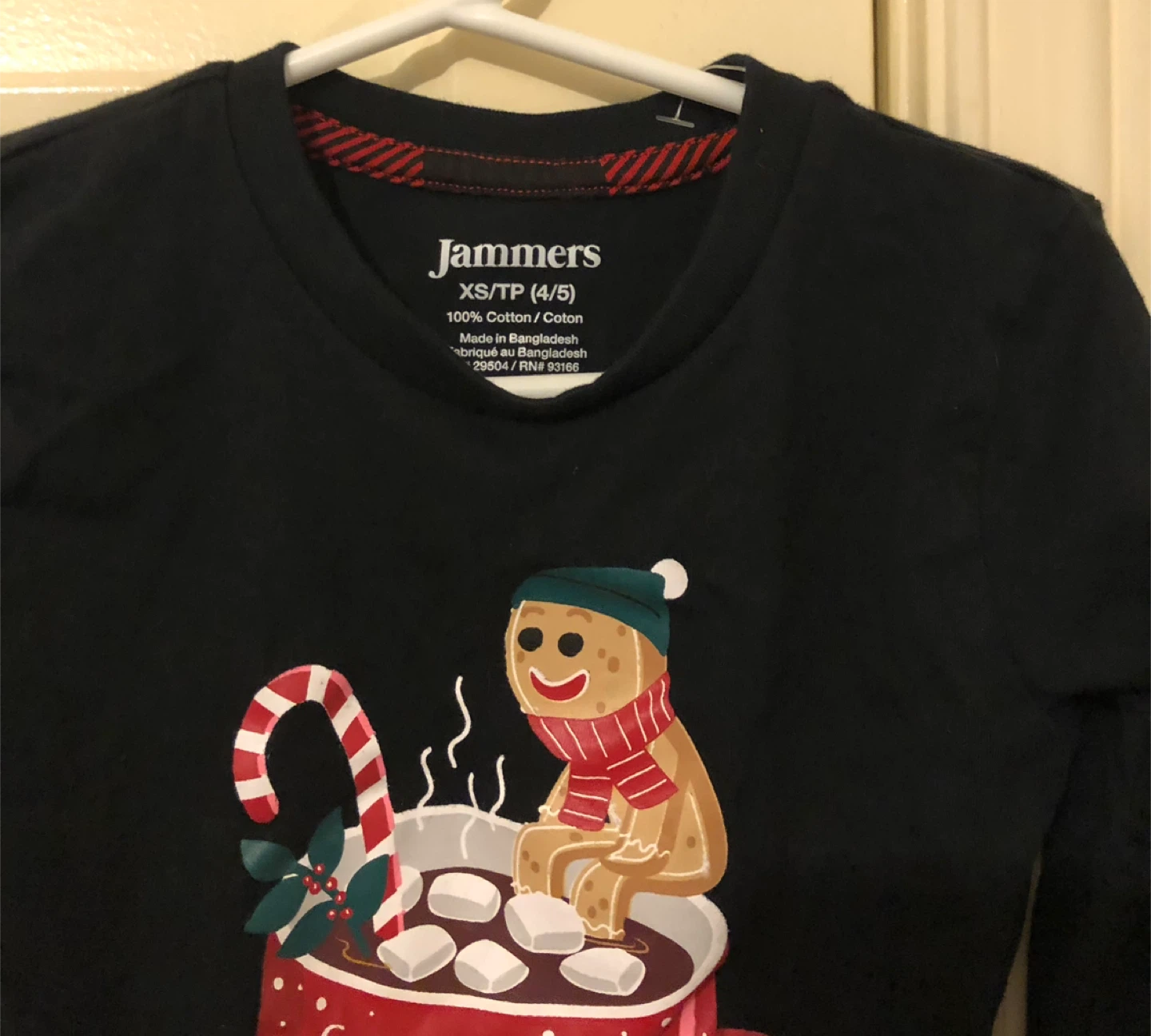 Jammers Christmas Pajama Set - Gingerbread Graphic - photo 2