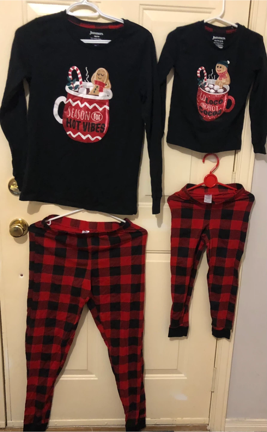 Jammers Christmas Pajama Set - Gingerbread Graphic
