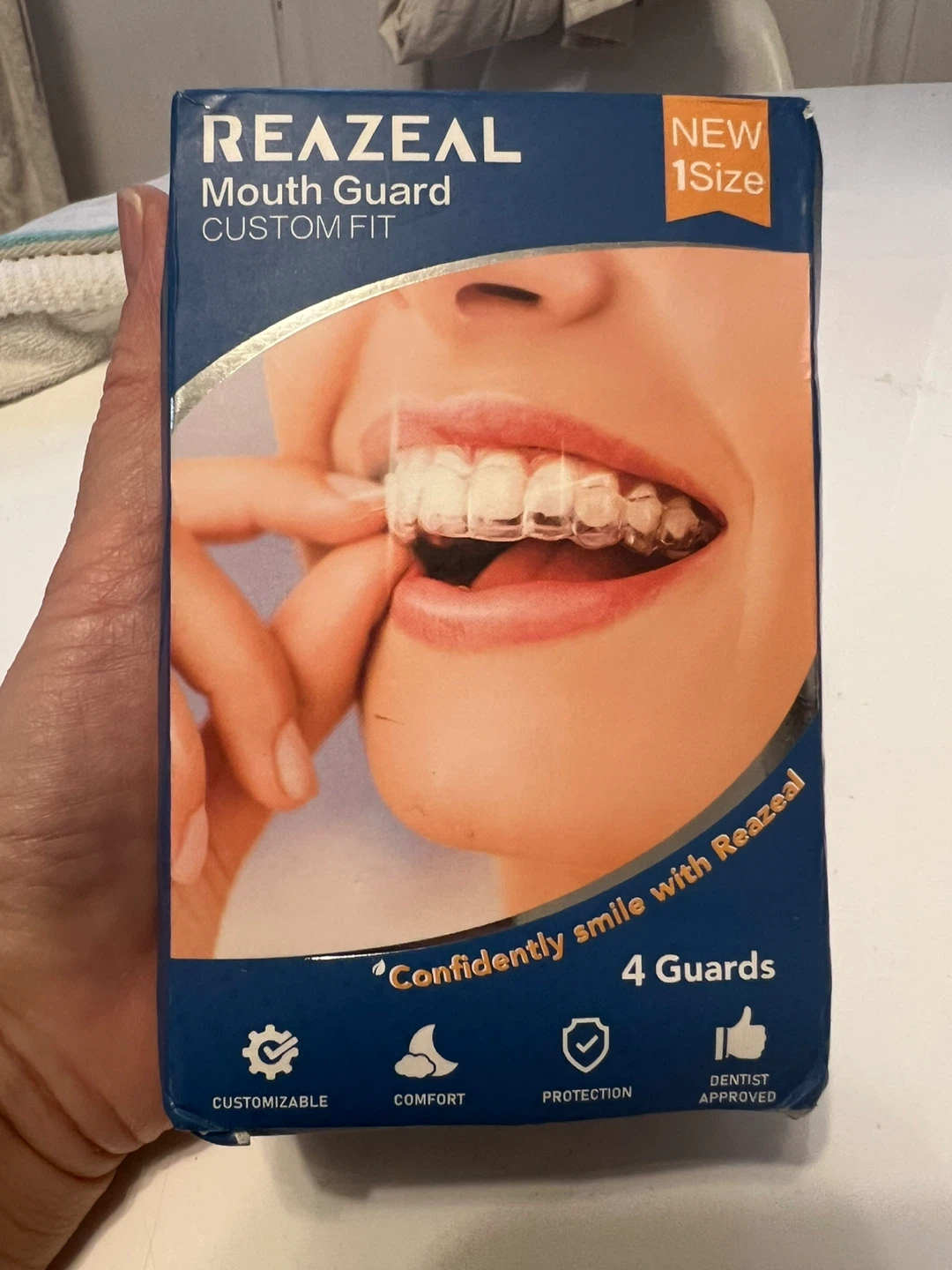 🥕 Reazeal Mouth Guard Custom Fit - 3 Guards - photo 3