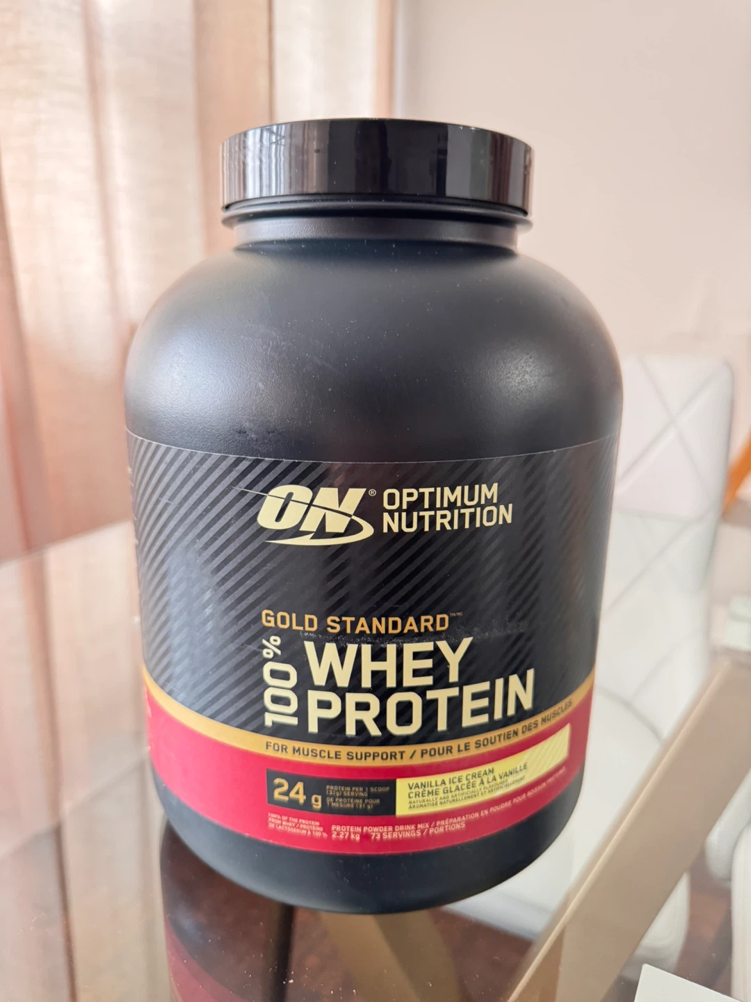 Optimum Nutrition 100% Whey Protein - Vanilla Ice Cream