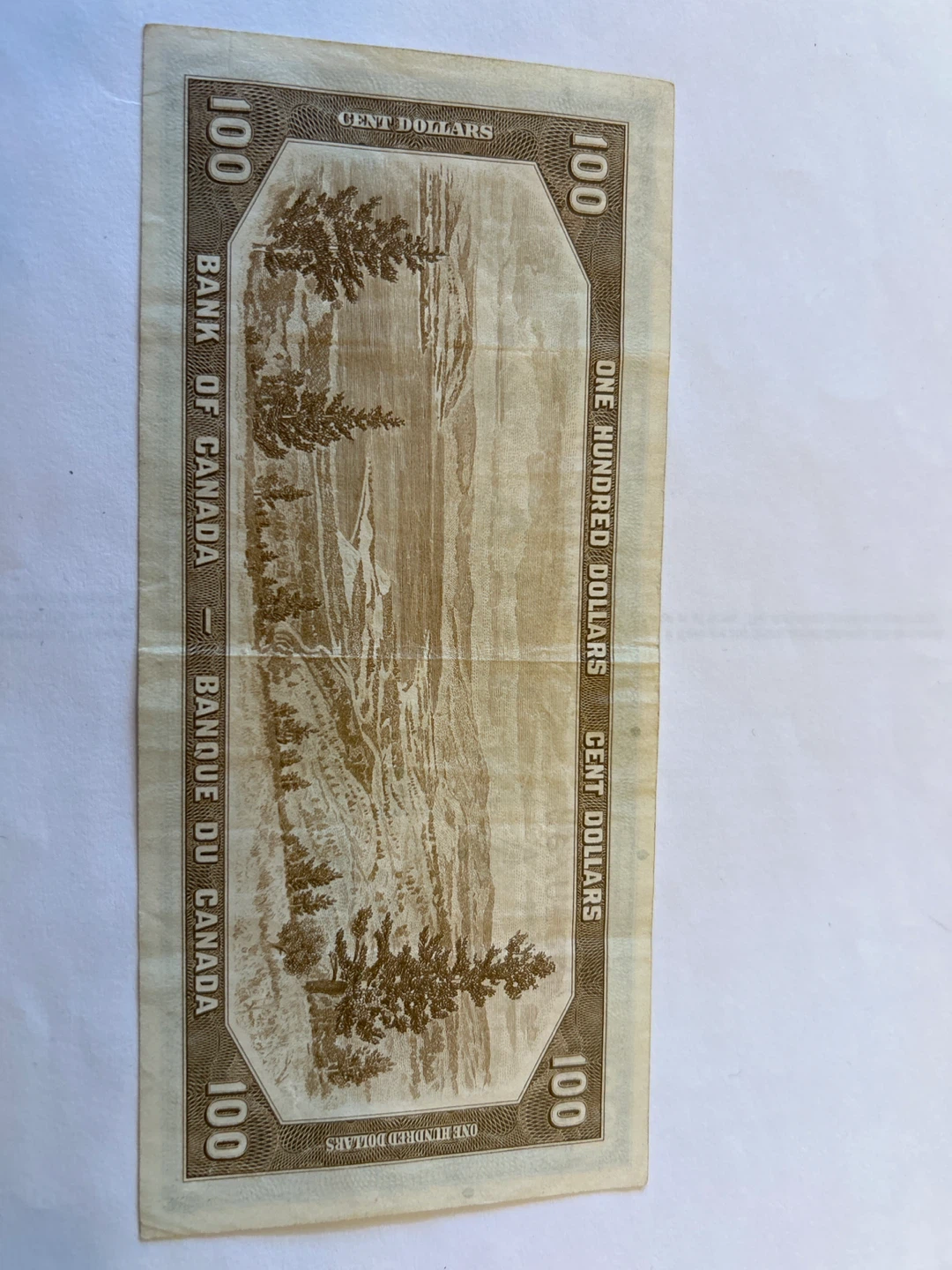 Bank of Canada 100 Dollar Bill - 1954 - photo 2