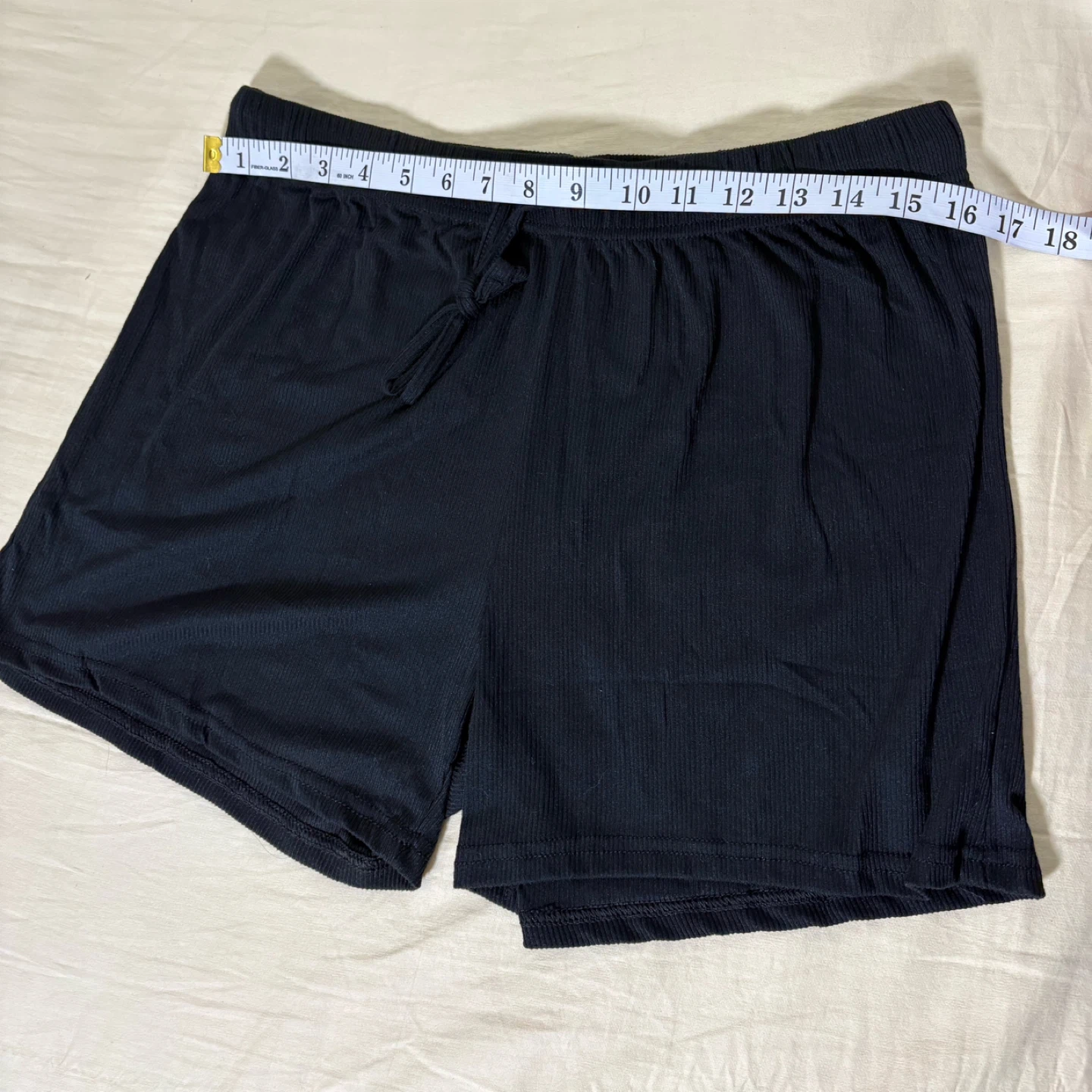 Real Essentials Black Ribbed Knit Lounge Set - Size L - photo 5