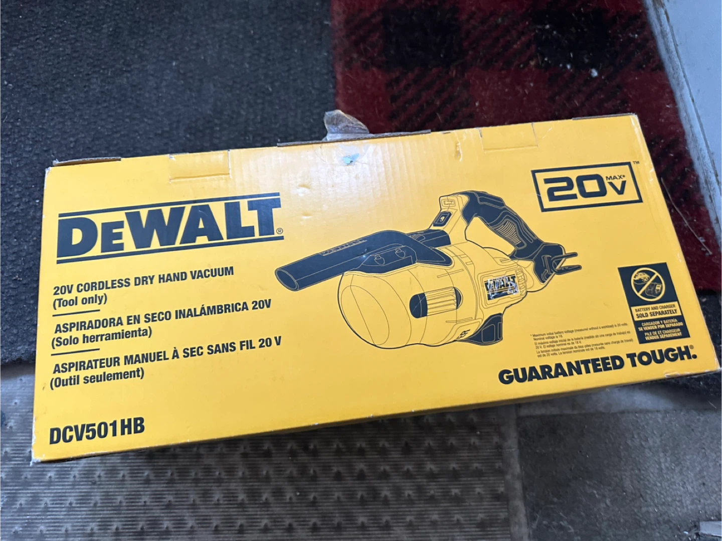 DEWALT 20V Cordless Dry Hand Vacuum (Tool Only) DCV501HB - photo 2