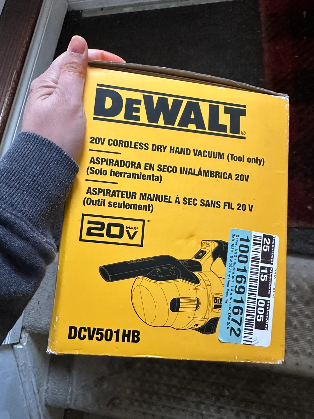 DEWALT 20V Cordless Dry Hand Vacuum (Tool Only) DCV501HB - photo 3