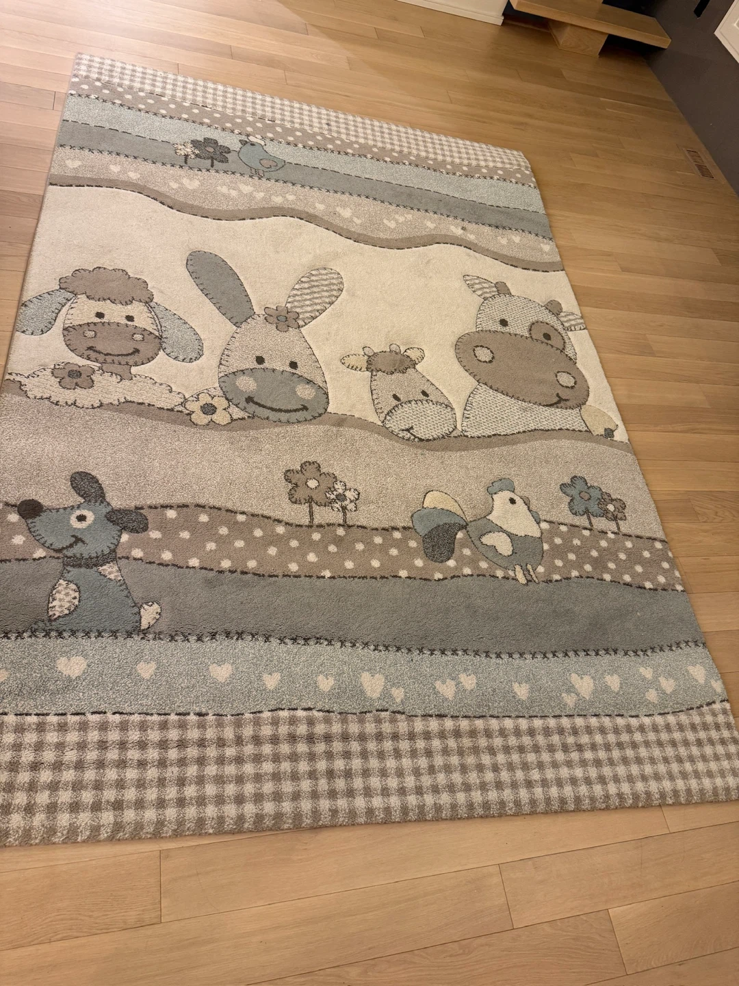 Children's Farm Animal Rug