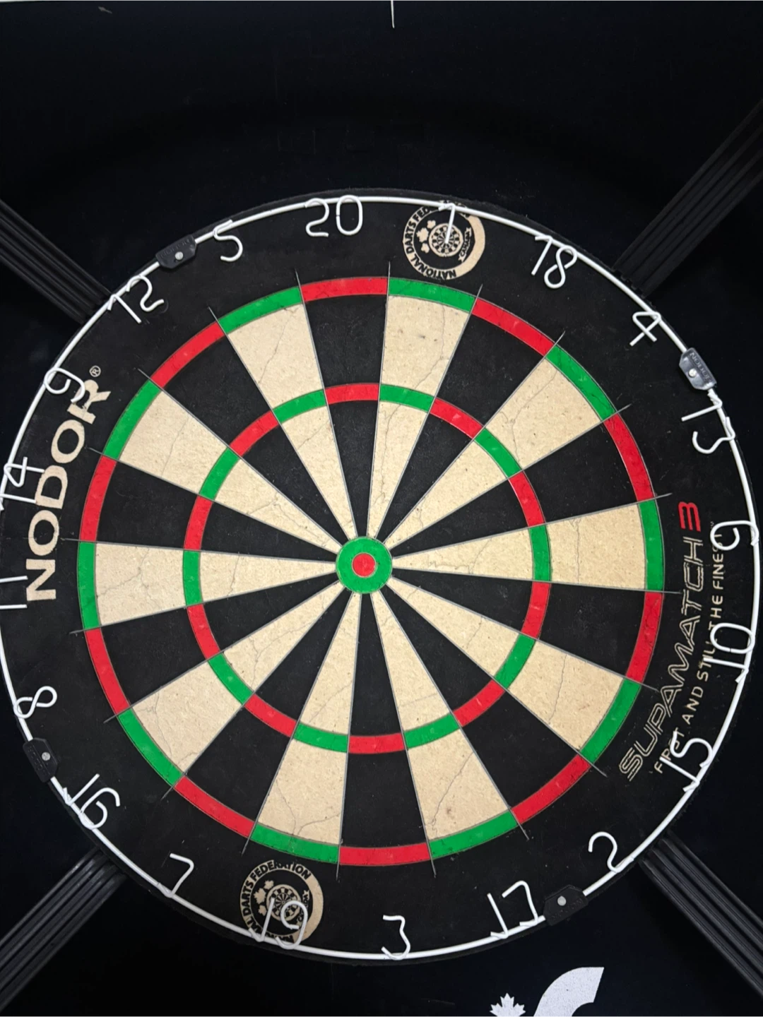 Nodor SupaMatch 3 Dartboard with LED Lighting and Backboard - photo 2