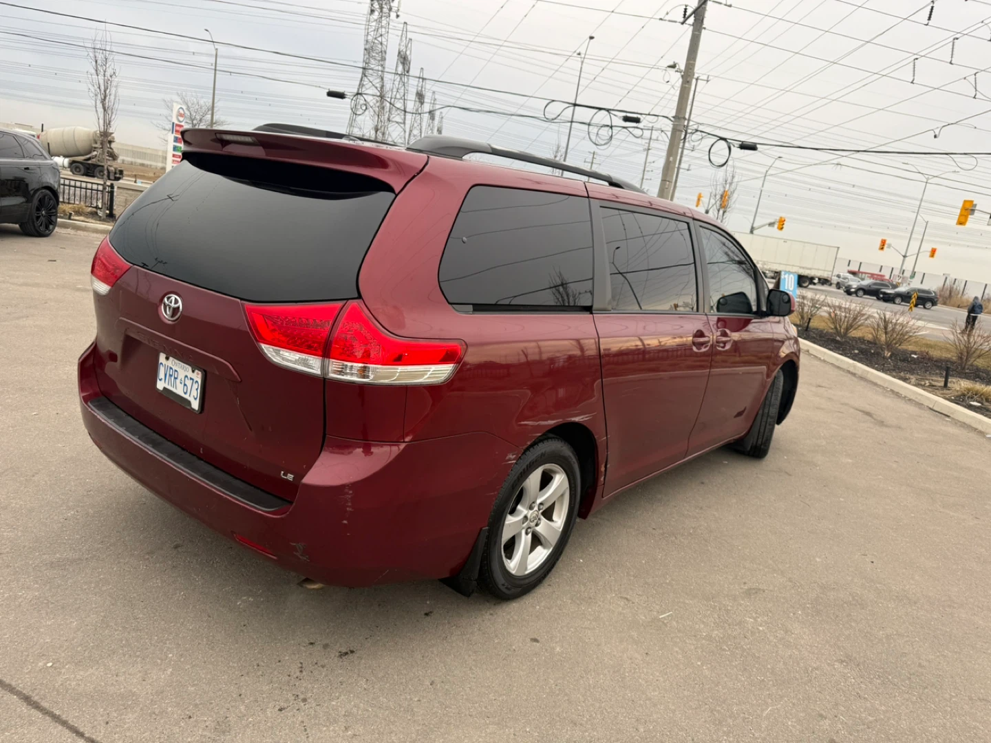 2011 Red Toyota Sienna LE Minivan - photo 4