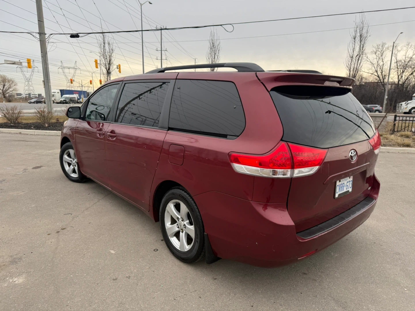 2011 Red Toyota Sienna LE Minivan - photo 3