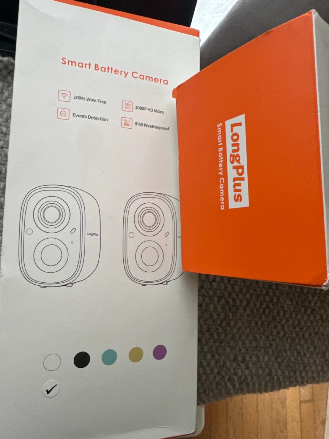 LongPlus Smart Battery Cameras (2 Pack)