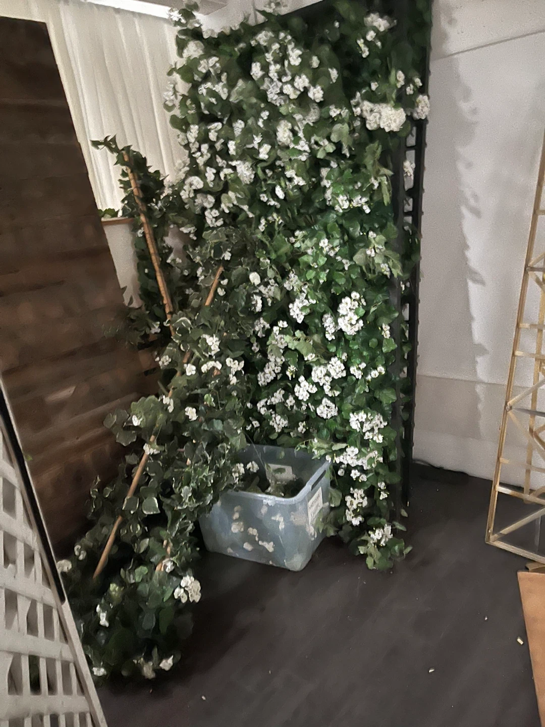 Event Artificial Floral Wall Decor