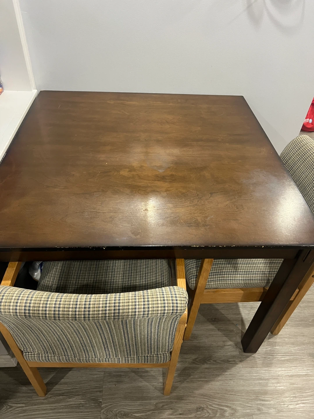 Dining Table with Upholstered Chairs