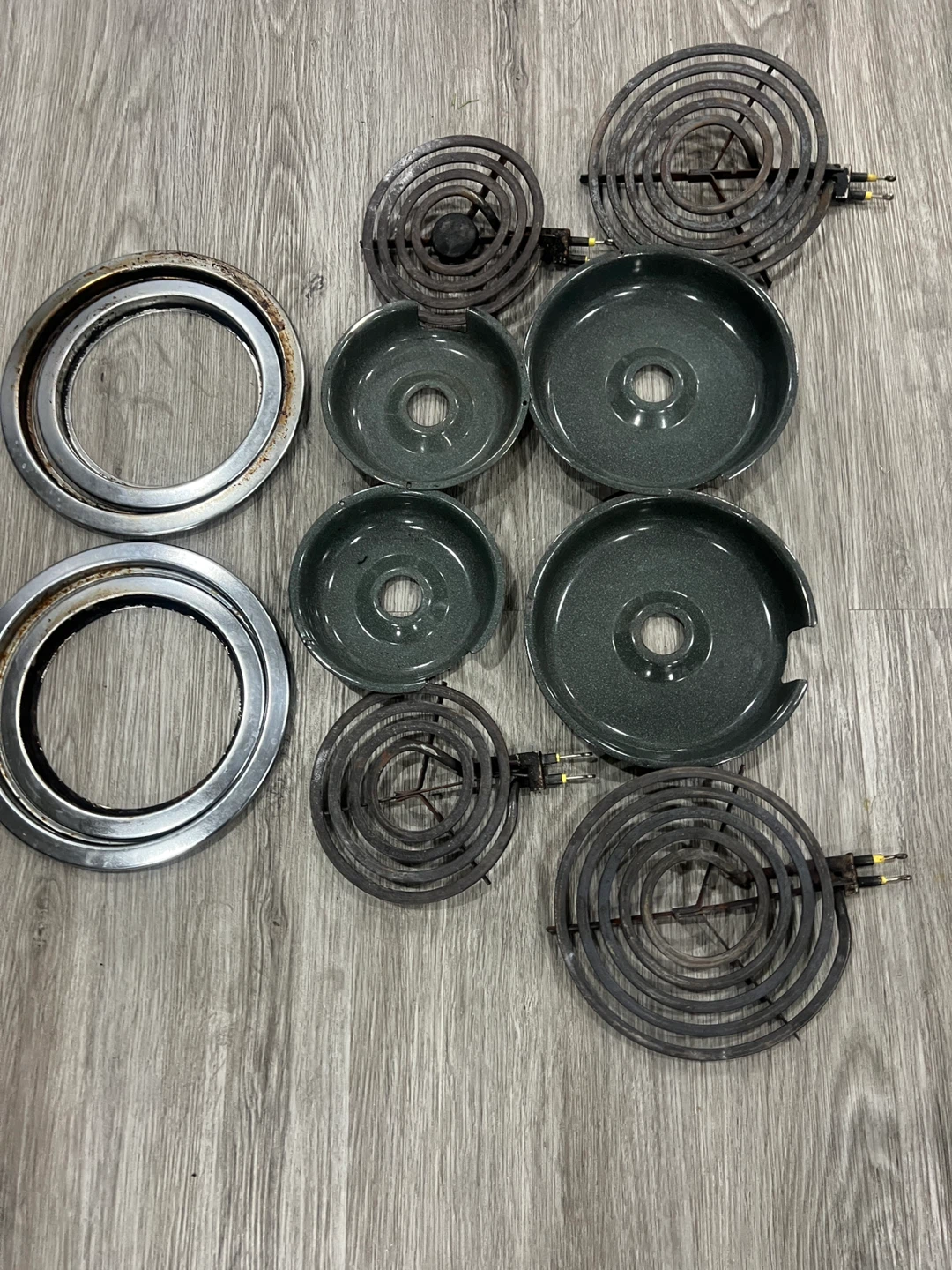 Electric Stove Burners and Drip Pans Set - photo 4
