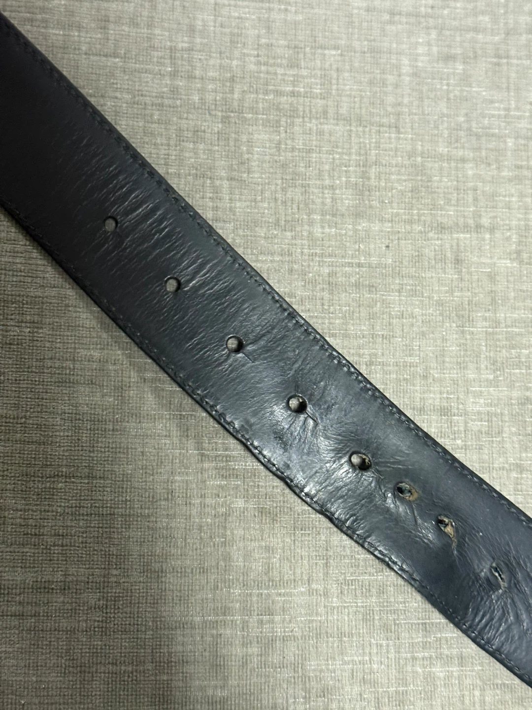 Versace Medusa Head Black Leather Belt Men’s Size 105/42 - photo 5