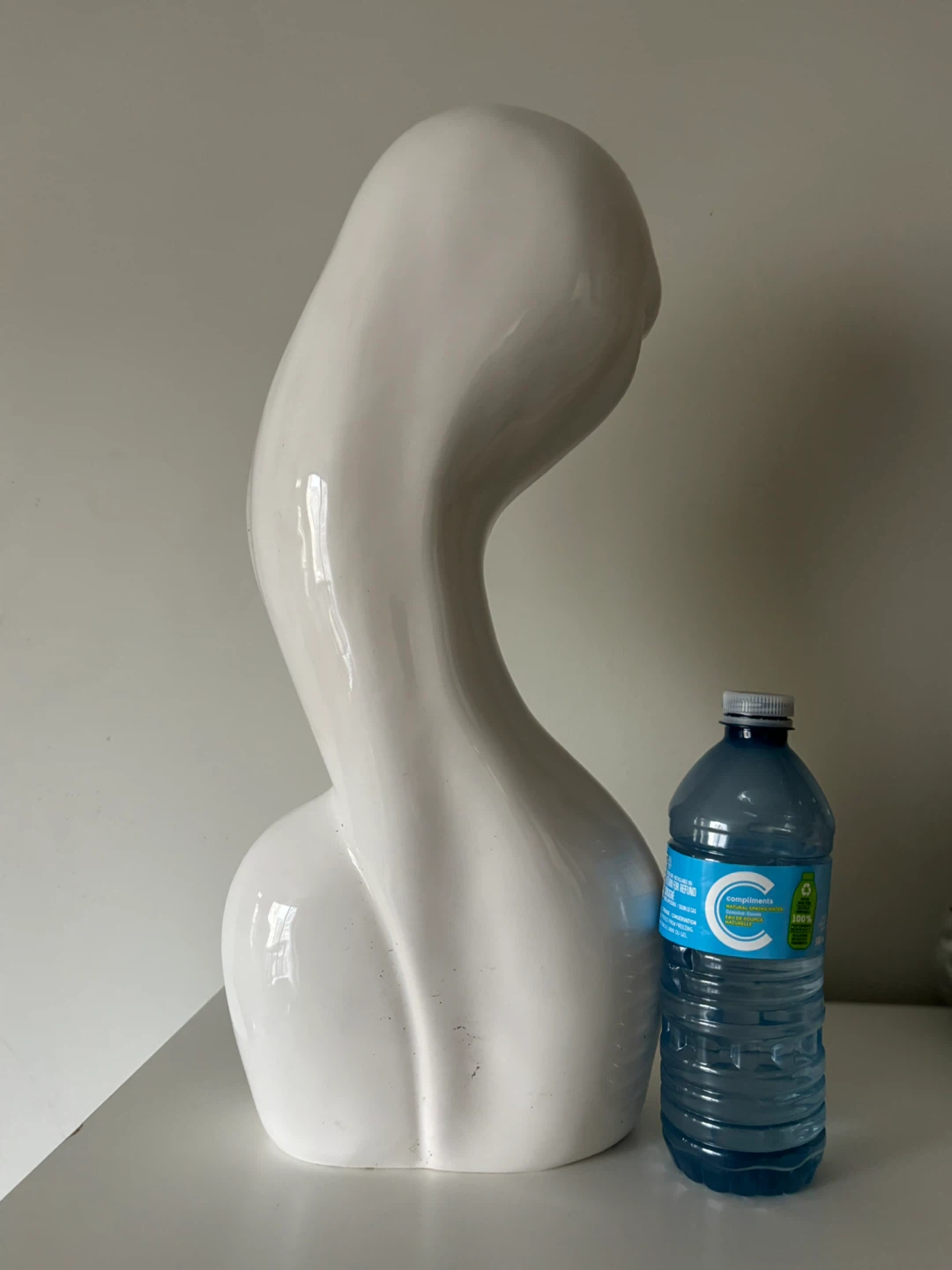 Vintage Art Deco Ceramic Female Bust - photo 3