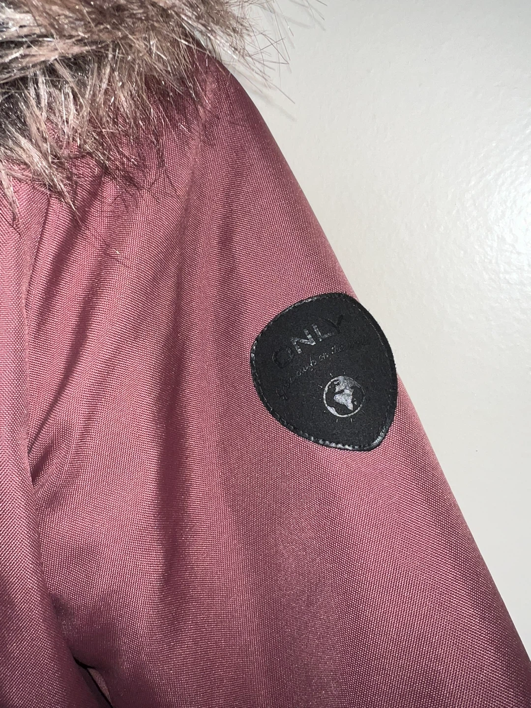 ONLY Women's Burgundy Parka Jacket XS - photo 2