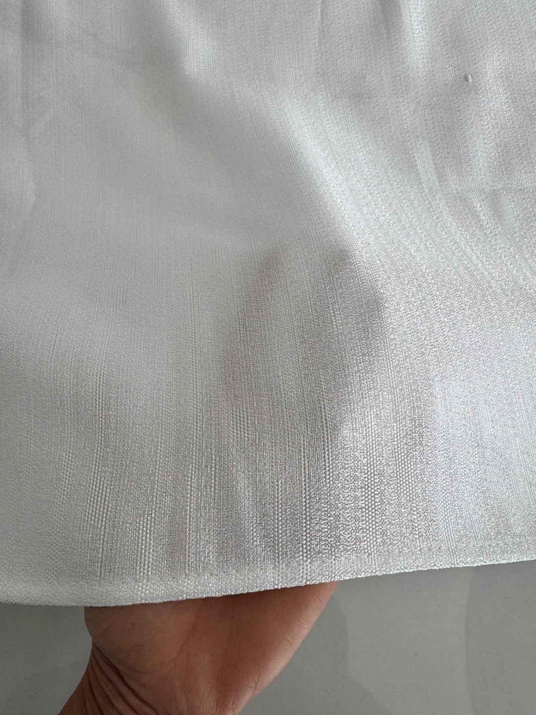 White Grommet Curtain Panel pair. - photo 4