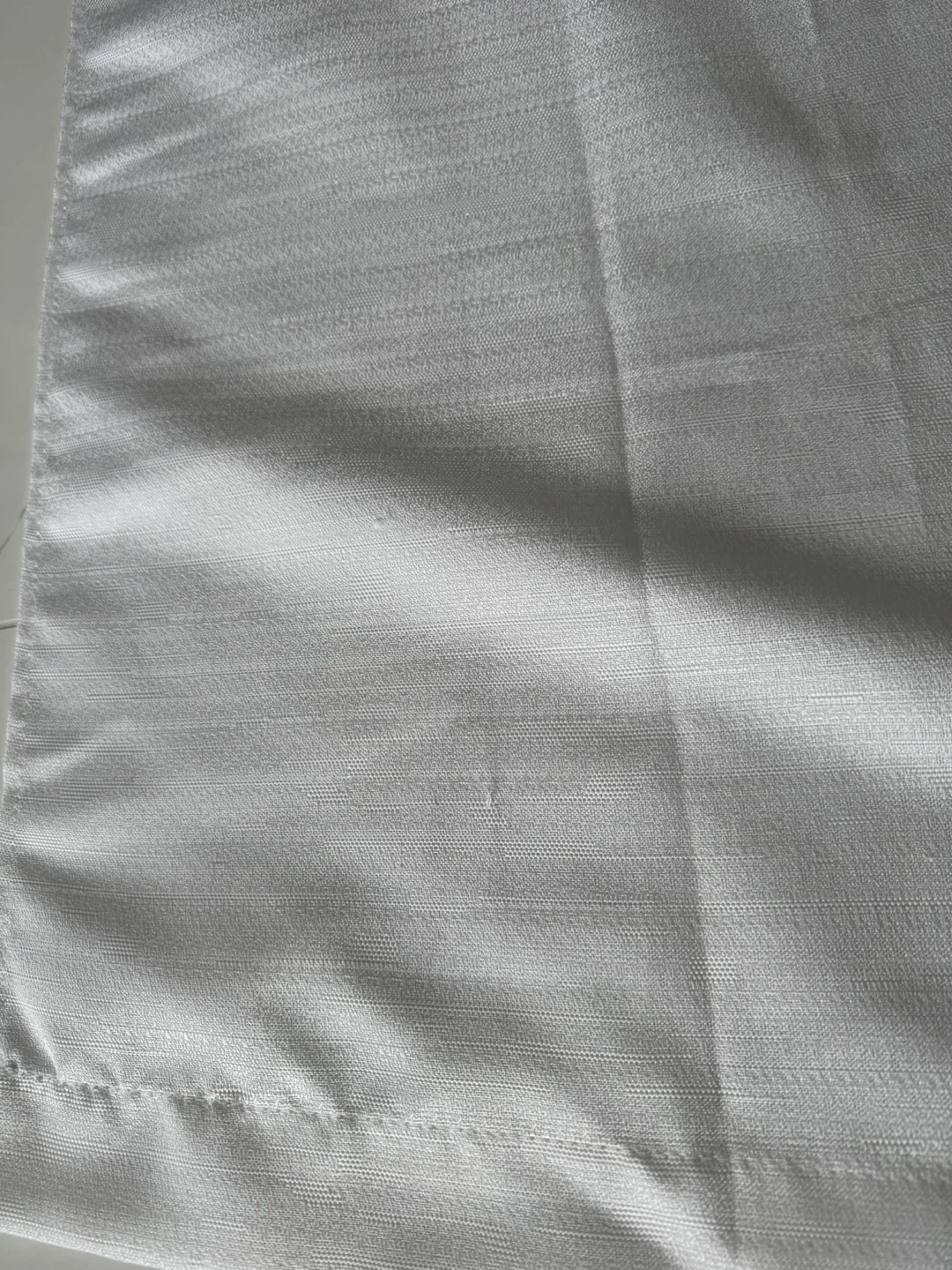 White Grommet Curtain Panel pair. - photo 3