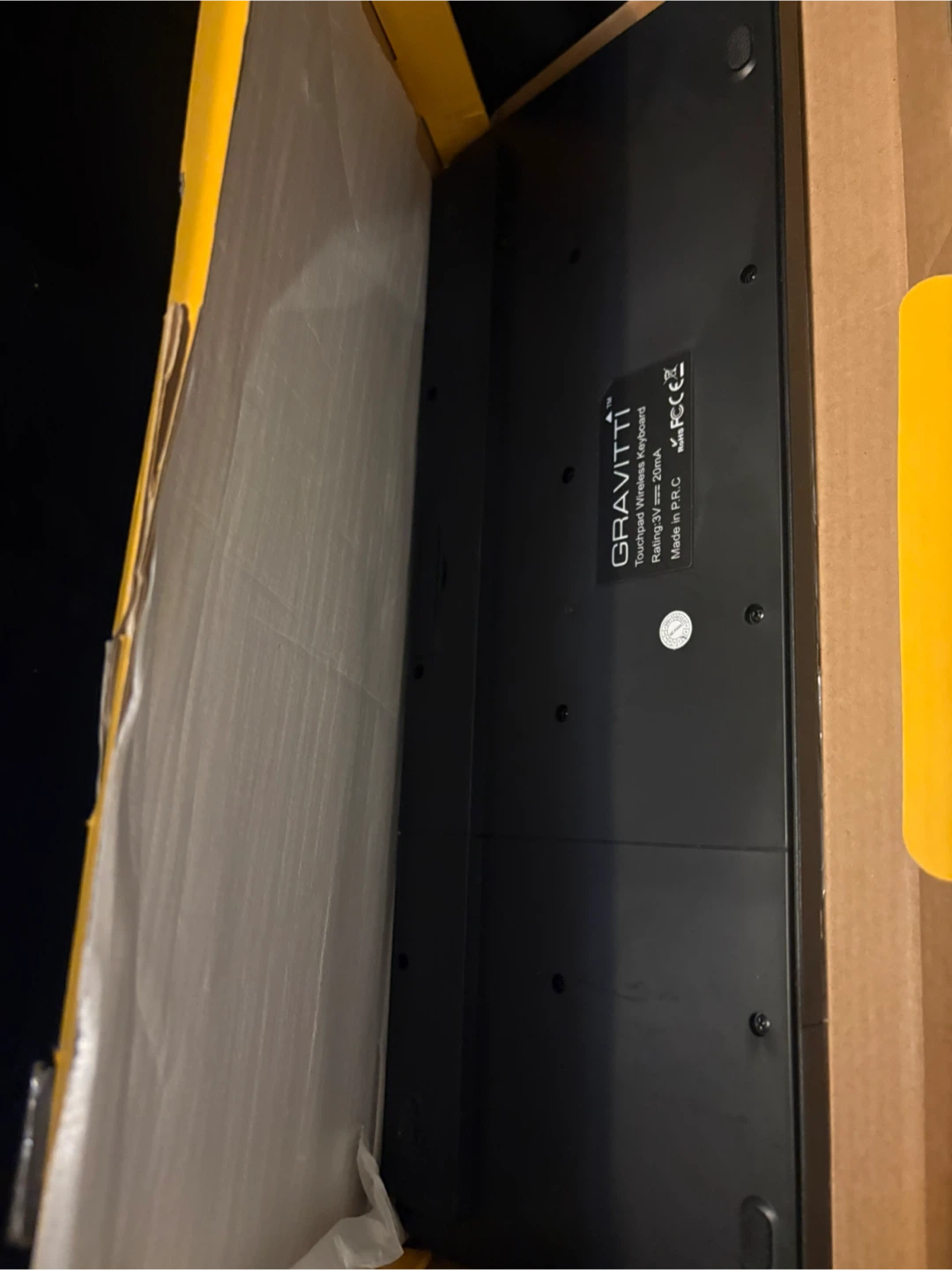 GRAVITTI Wireless Smart TV Keyboard with Touchpad - photo 2