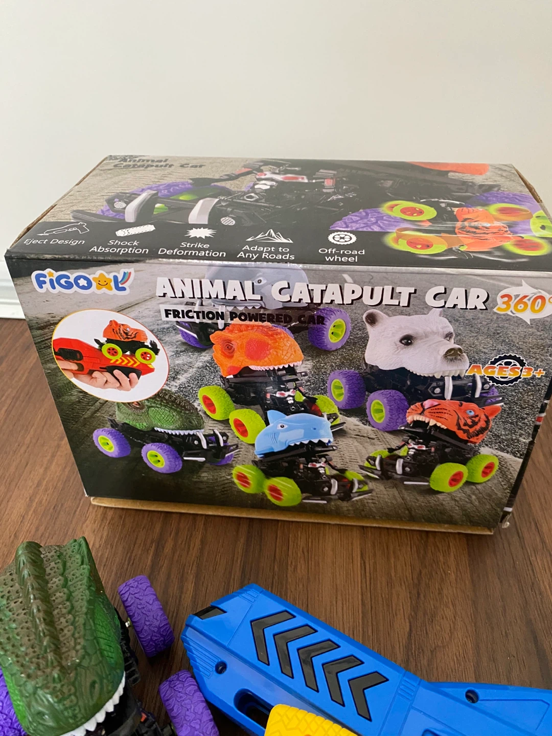 Figool Animal Catapult Car Friction Powered Set 🥕 - photo 2