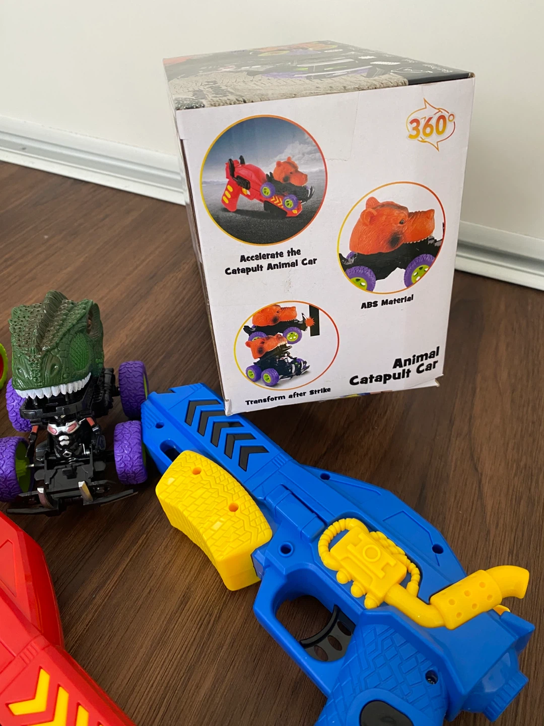 Figool Animal Catapult Car Friction Powered Set 🥕 - photo 3