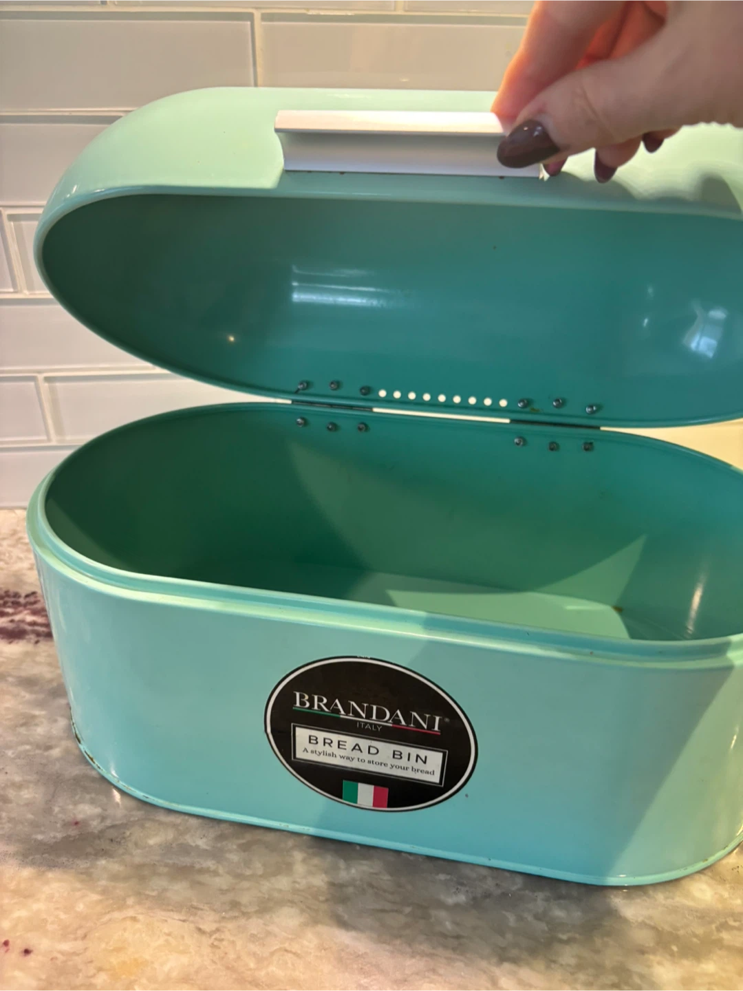 Brandani Italian Bread Bon, storage cart and pedal garbage bin - photo 3