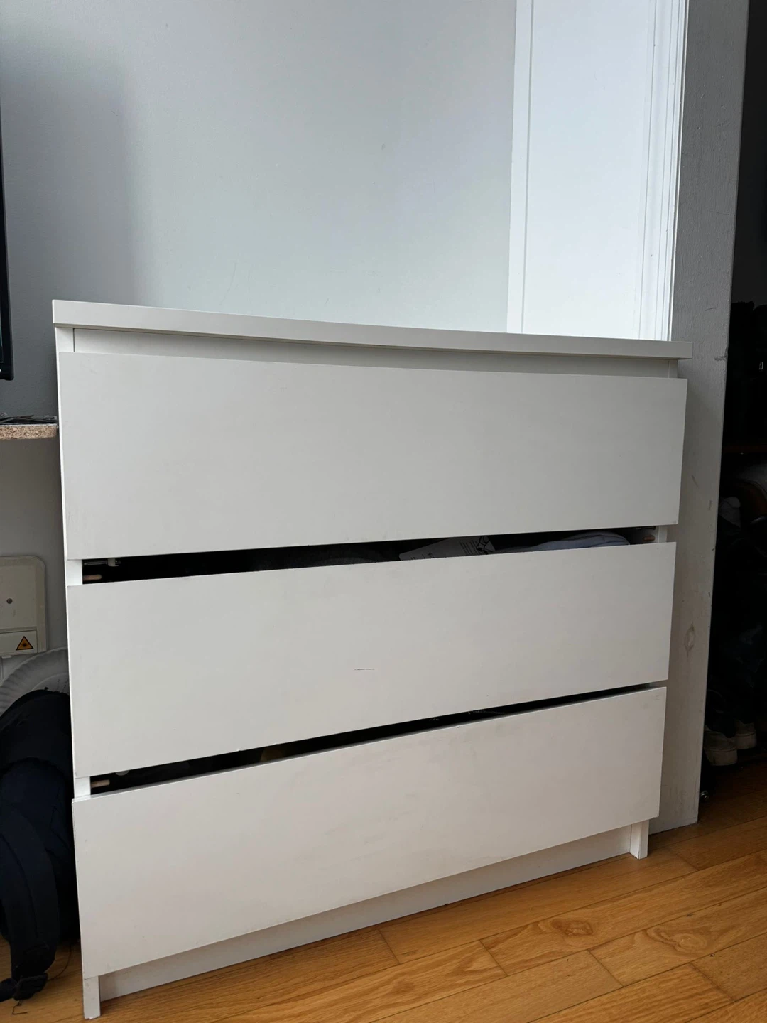 IKEA White 3-Drawer Dresser