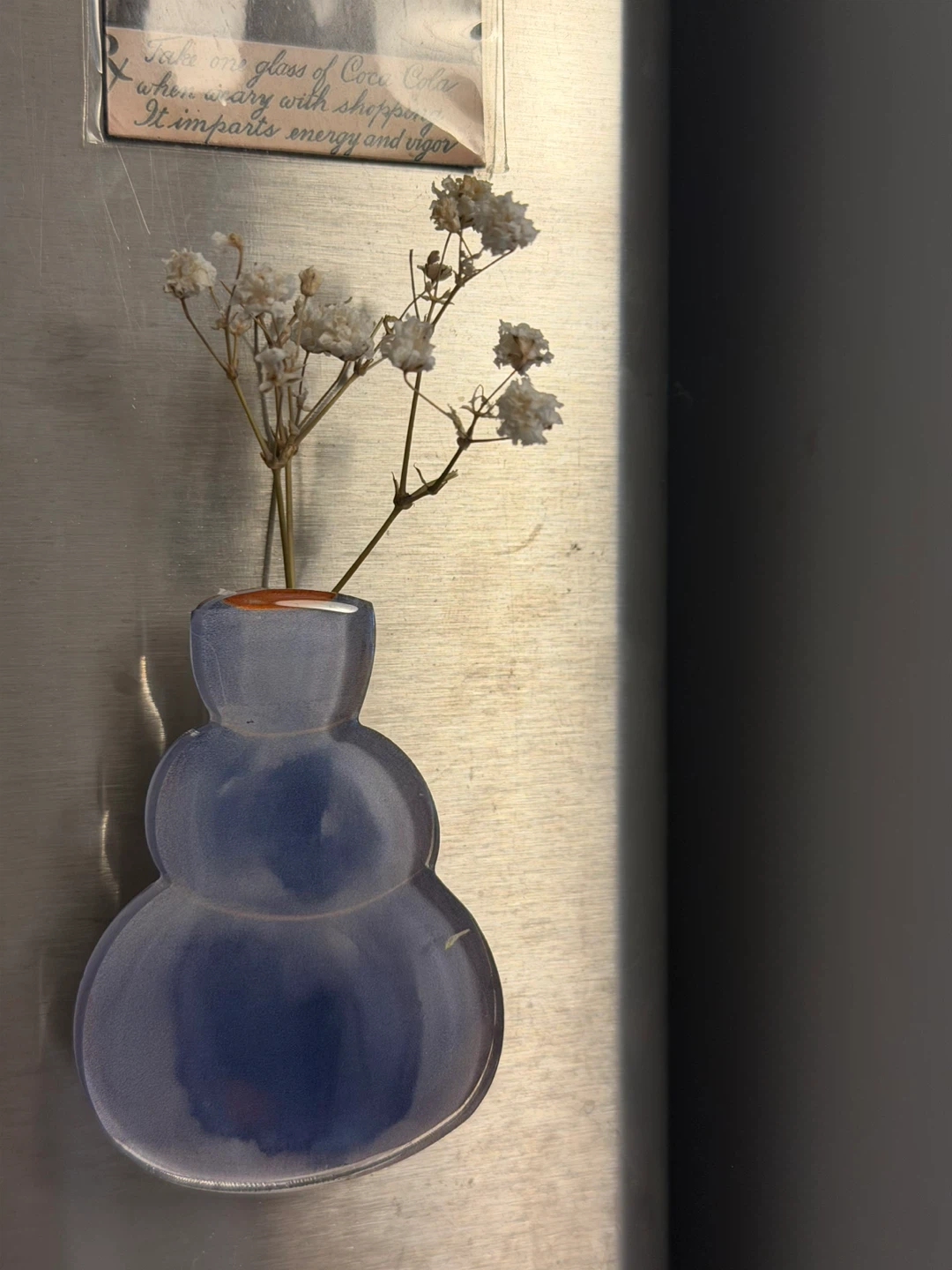 Decorative Blue Vase Magnet