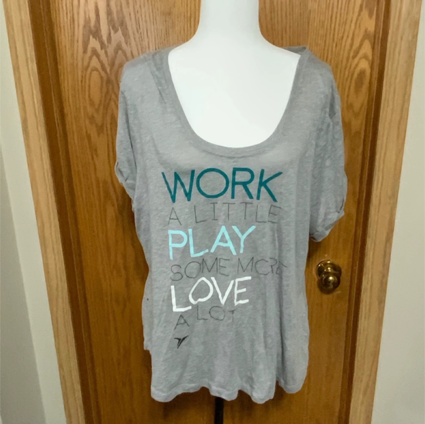 Plus size workout shirt