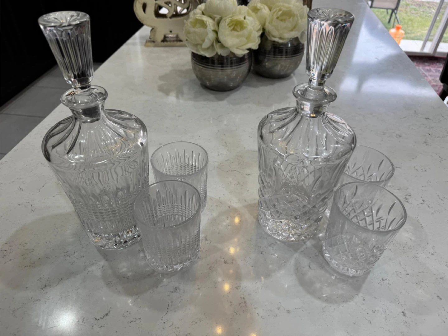 Crystal Decanter and Glasses Set