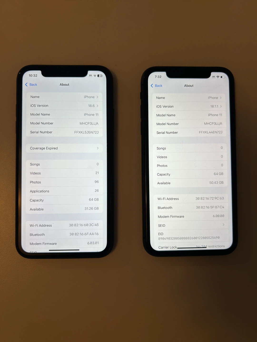 Apple iPhone 11 (64GB, Black) - 2 Phones - photo 4