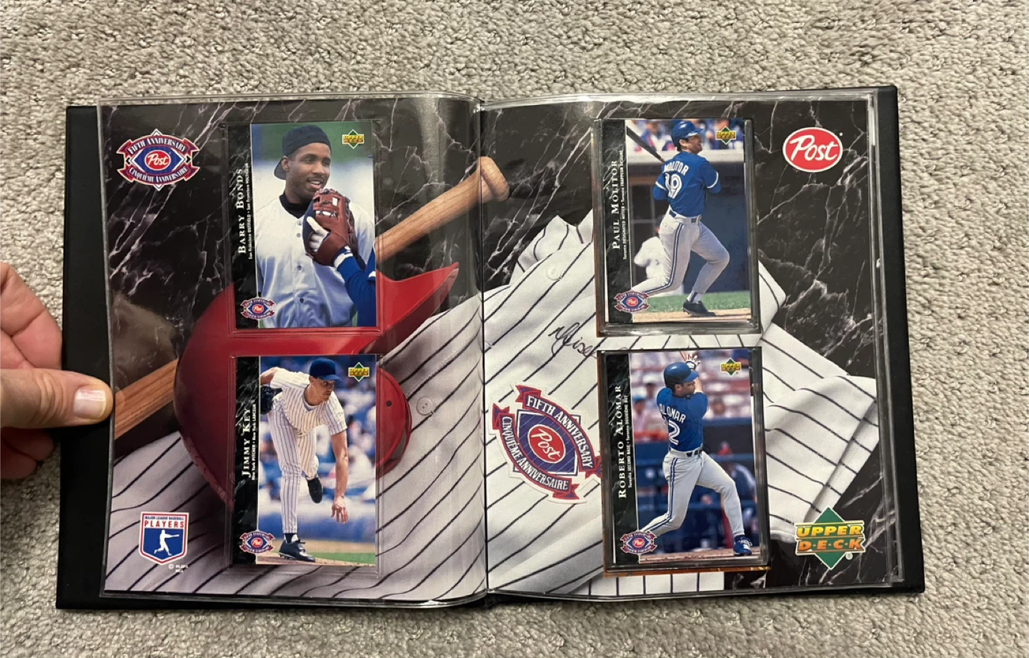1995 Upper Deck Post Cereal Fifth Anniversary Baseball Card Set - photo 3