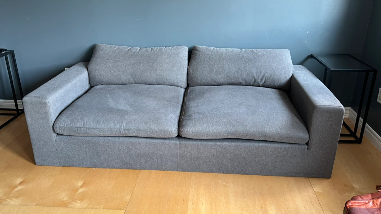 Grey 3 Seater Sofa - Structube - photo 3
