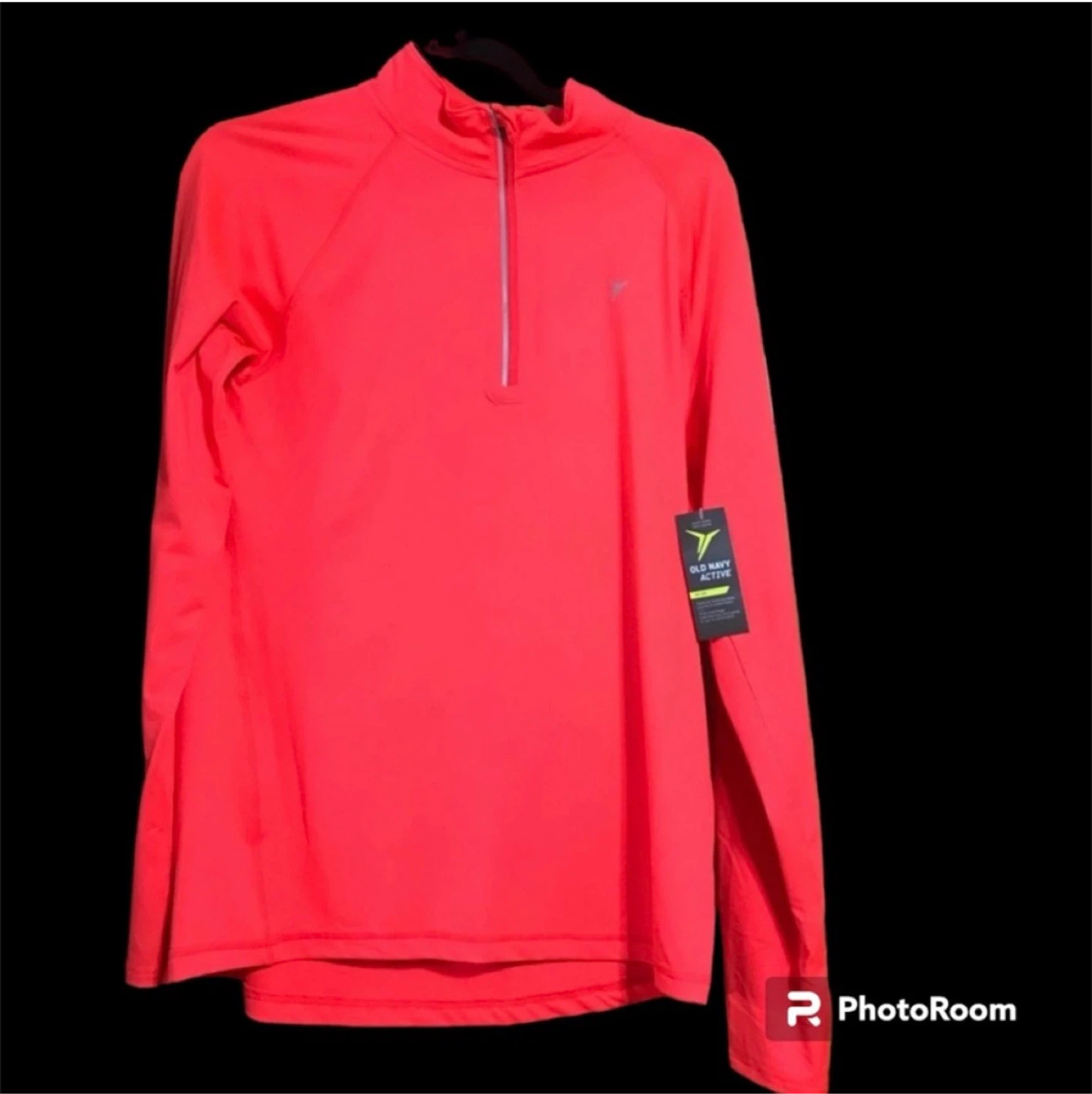 Women’s long sleeve workout top neon hot pink