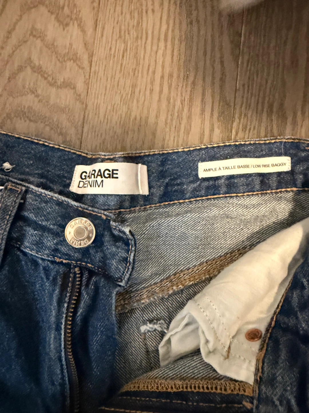 GARAGE DENIM Low Rise Baggy Jeans Size 00/23 - photo 2