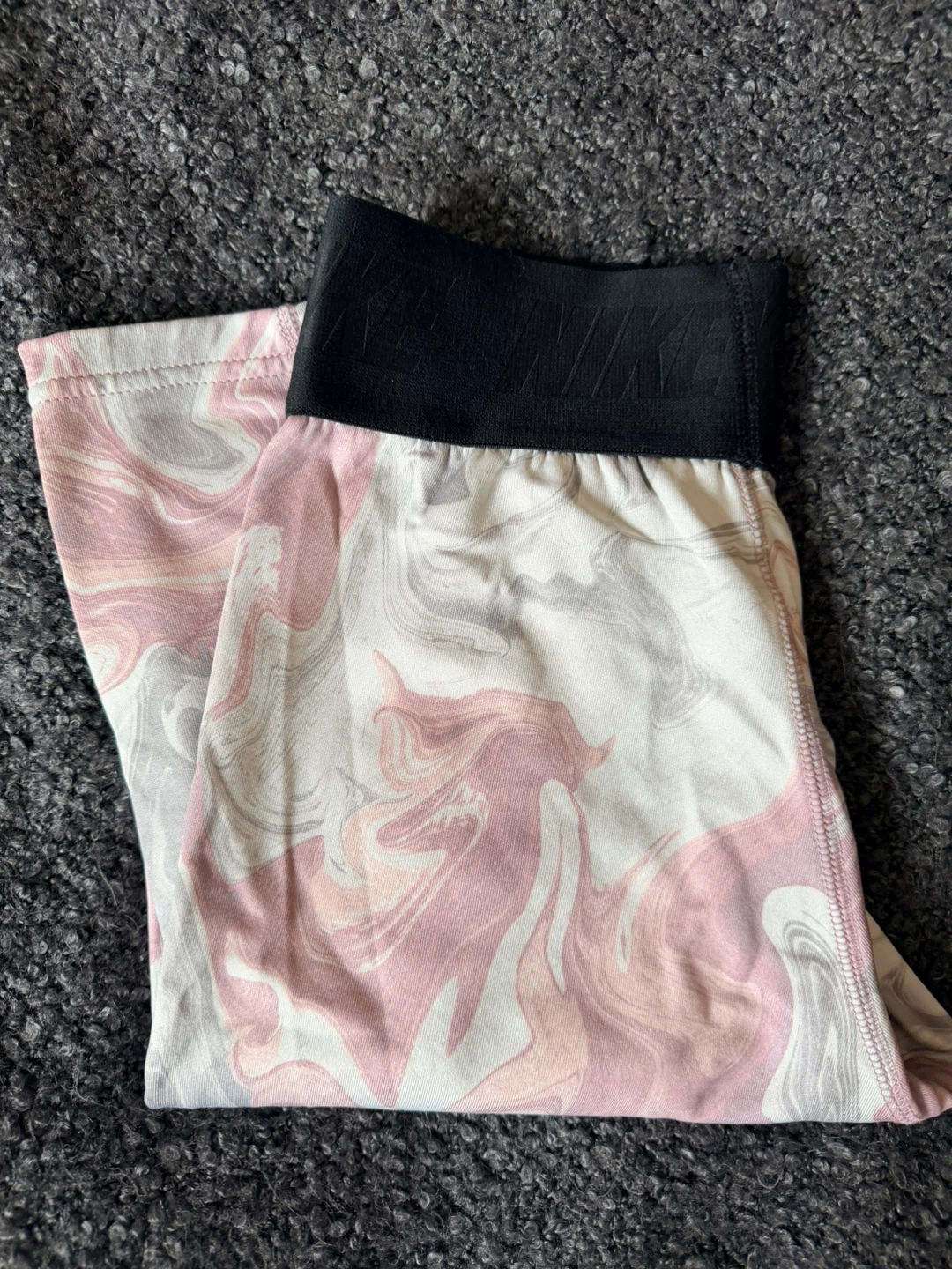 Nike Women's Dri-FIT Leggings Size XS Pink Swirl - photo 3