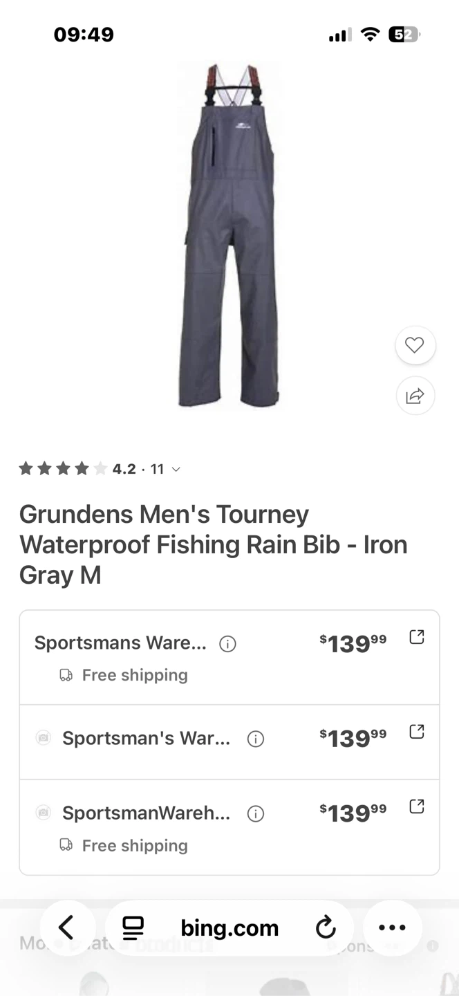 Grundéns White Waterproof Fishing Jacket - Size M til 4/30 - photo 4